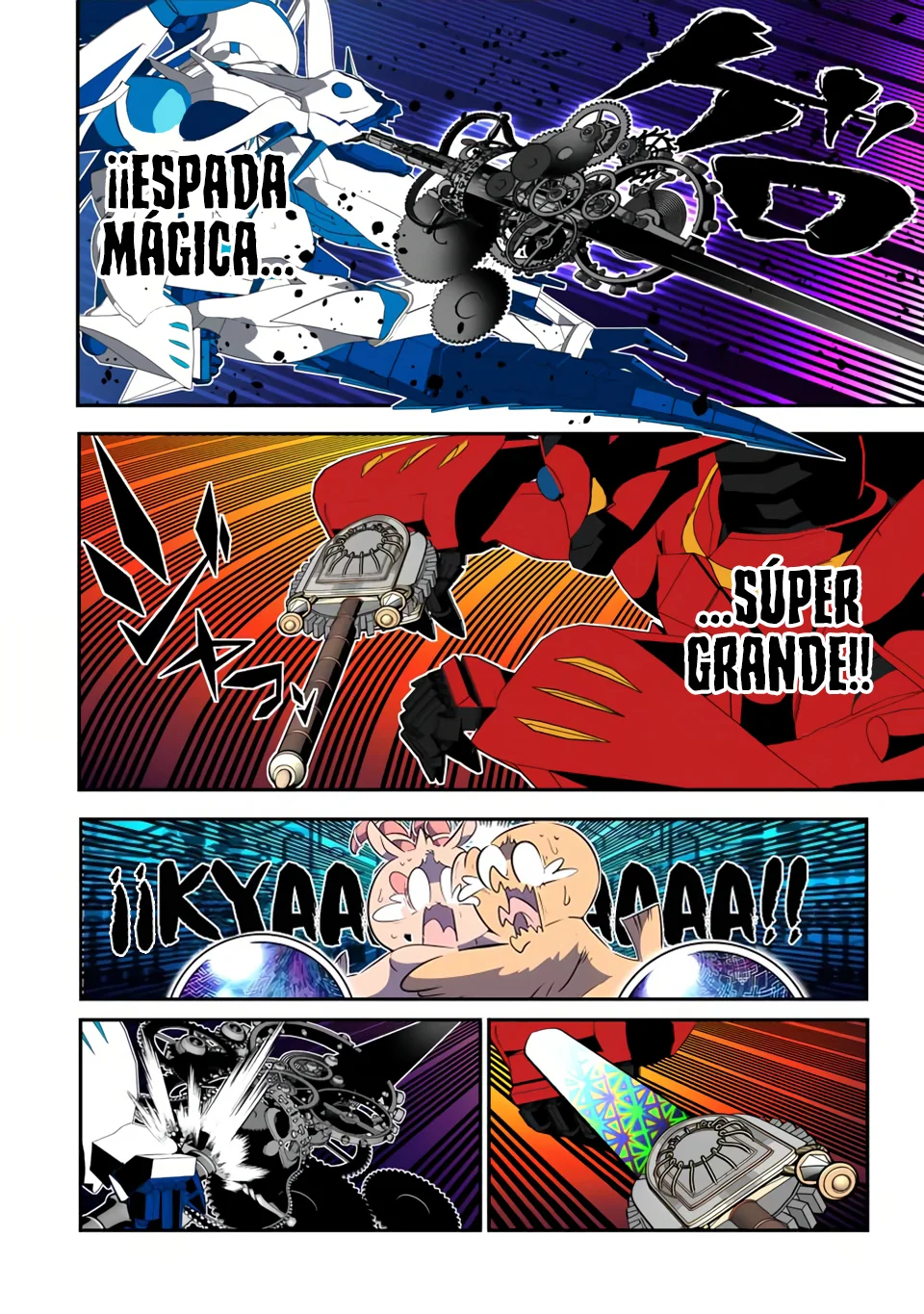 Tensei Shitara dai Nana Ouji dattanode, Kimamani Majutsu o Kiwamemasu Capitulo 138: Monocromo vs Arcoíris página 9