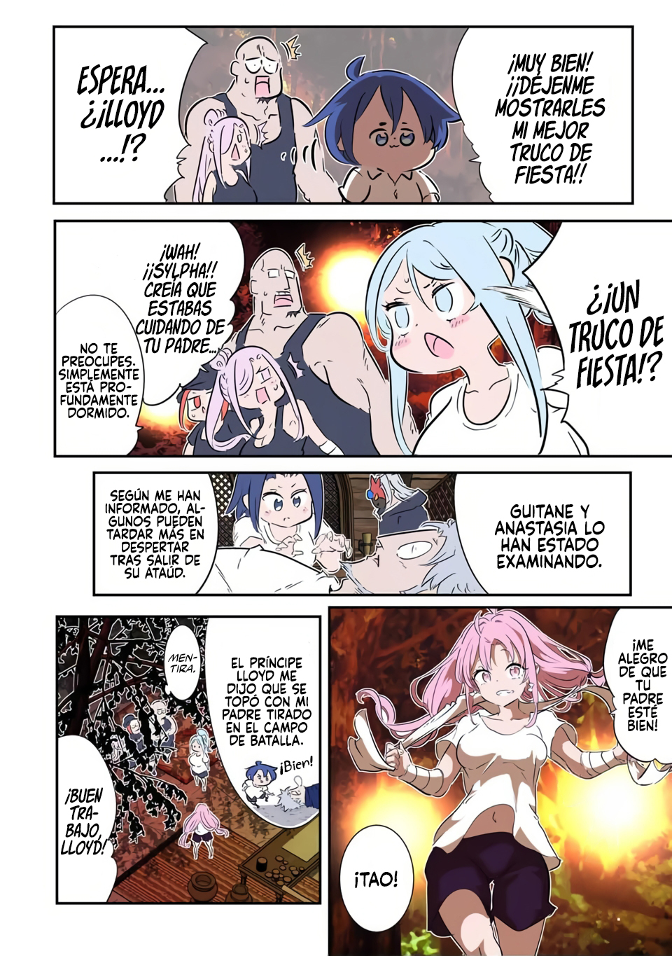 Tensei Shitara dai Nana Ouji dattanode, Kimamani Majutsu o Kiwamemasu Capitulo 208 página 11