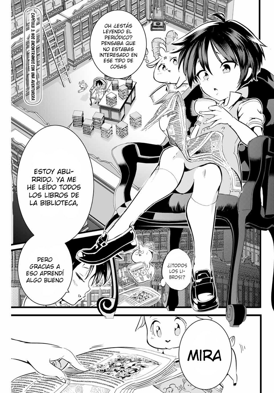 Tensei Shitara dai Nana Ouji dattanode, Kimamani Majutsu o Kiwamemasu Capitulo 3: Nos encontramos con una aventurera página 2