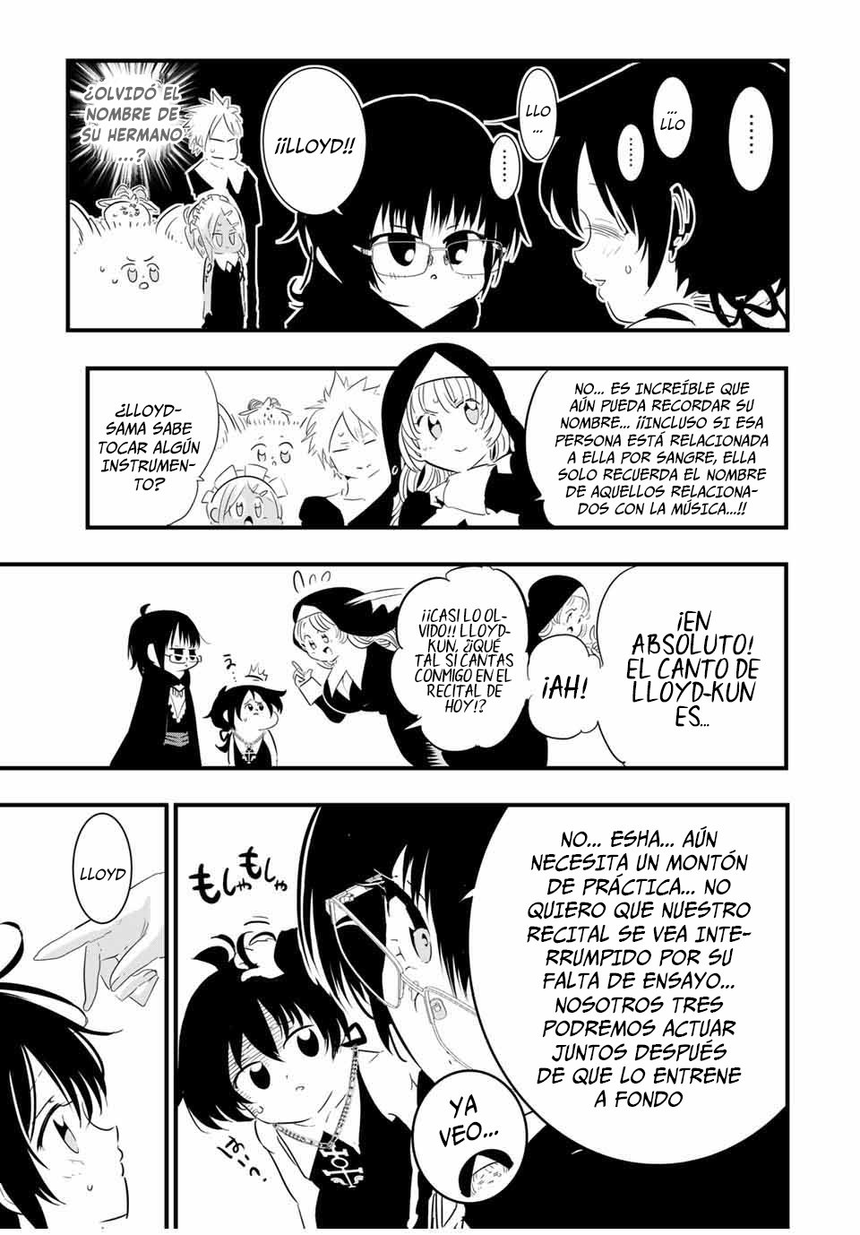 Tensei Shitara dai Nana Ouji dattanode, Kimamani Majutsu o Kiwamemasu Capitulo 45: El recital de Esha y Saria página 3