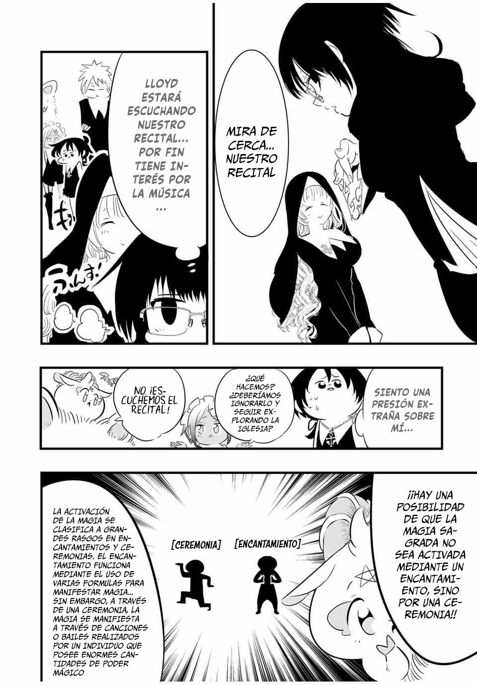 Tensei Shitara dai Nana Ouji dattanode, Kimamani Majutsu o Kiwamemasu Capitulo 45: El recital de Esha y Saria página 4