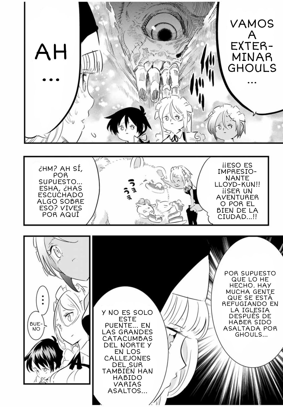 Tensei Shitara dai Nana Ouji dattanode, Kimamani Majutsu o Kiwamemasu Capitulo 52: Vamos a exterminar ghouls página 9