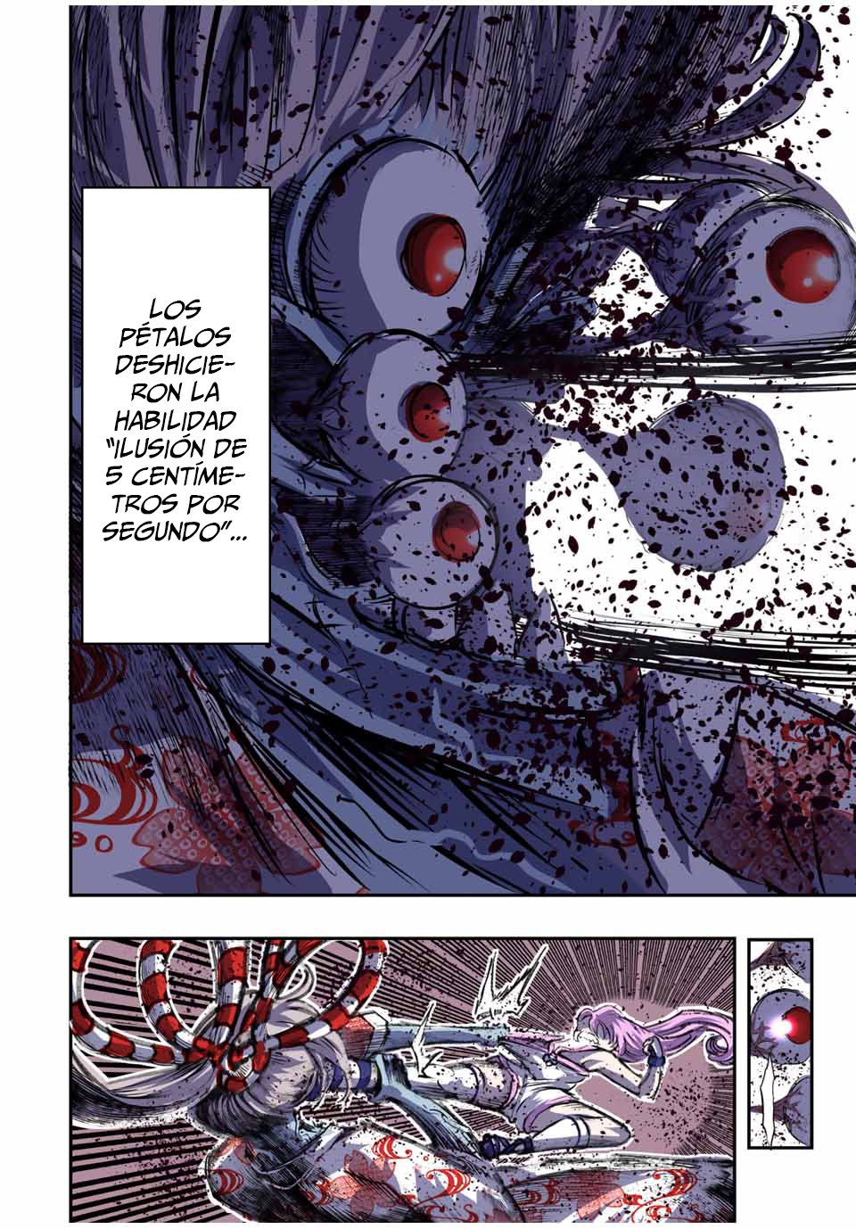 Tensei Shitara dai Nana Ouji dattanode, Kimamani Majutsu o Kiwamemasu Capitulo 71: Puño de la flor caída VS Puño de las cien flores página 16