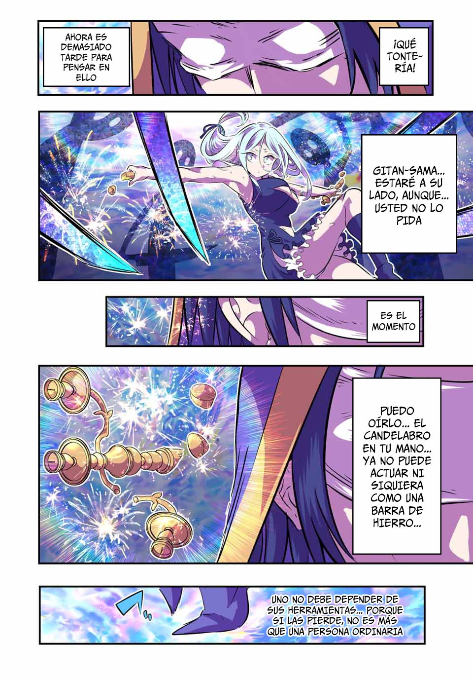 Tensei Shitara dai Nana Ouji dattanode, Kimamani Majutsu o Kiwamemasu Capitulo 75: Emperatriz lunar VS Princesa plateada página 13