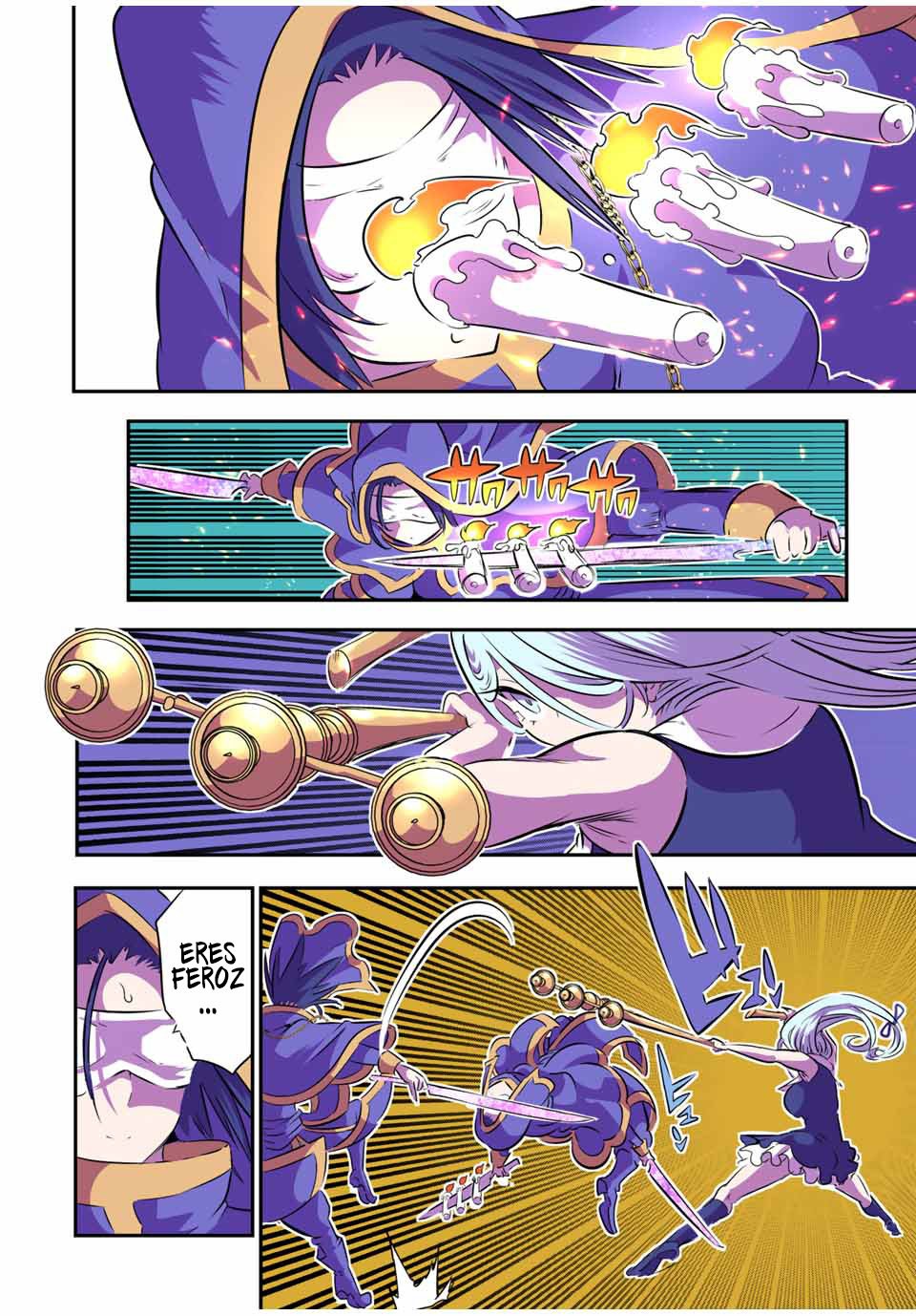 Tensei Shitara dai Nana Ouji dattanode, Kimamani Majutsu o Kiwamemasu Capitulo 75: Emperatriz lunar VS Princesa plateada página 3