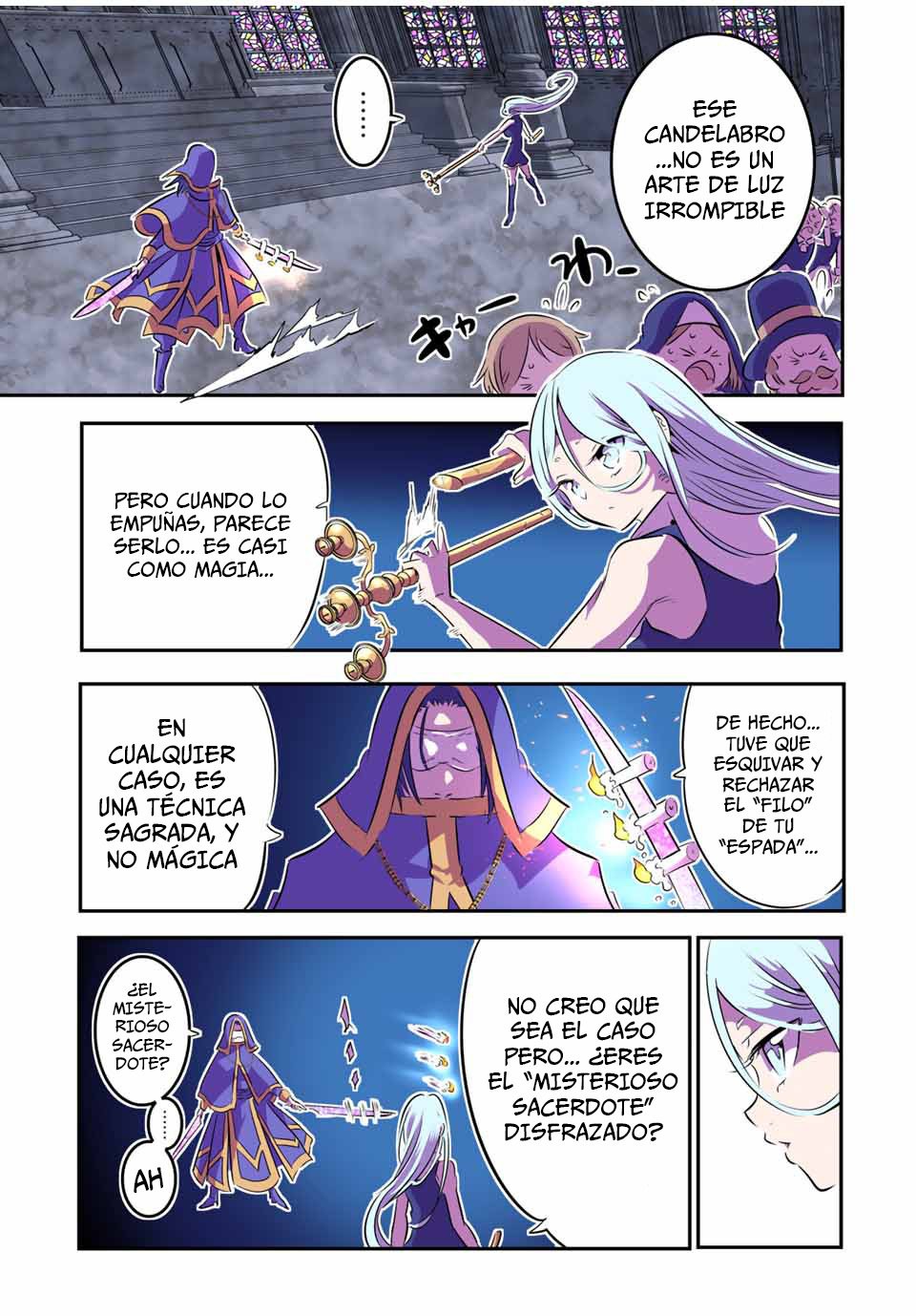 Tensei Shitara dai Nana Ouji dattanode, Kimamani Majutsu o Kiwamemasu Capitulo 75: Emperatriz lunar VS Princesa plateada página 4