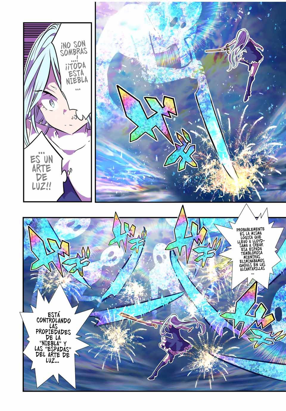 Tensei Shitara dai Nana Ouji dattanode, Kimamani Majutsu o Kiwamemasu Capitulo 75: Emperatriz lunar VS Princesa plateada página 9