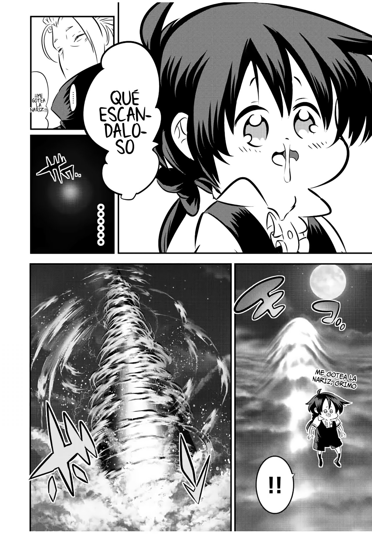 Tensei Shitara dai Nana Ouji dattanode, Kimamani Majutsu o Kiwamemasu Capitulo 80: Batalla sobre las nubes página 12
