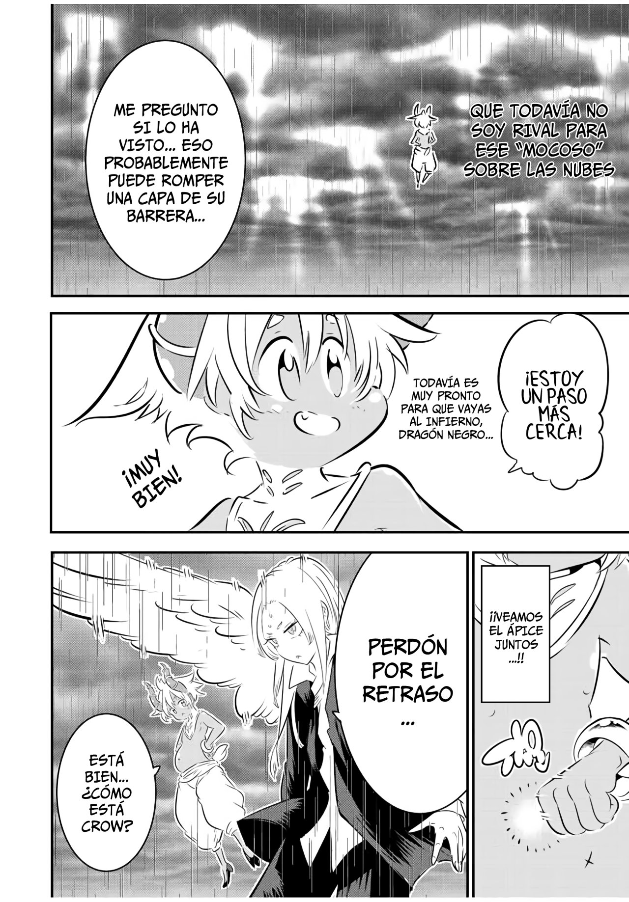 Tensei Shitara dai Nana Ouji dattanode, Kimamani Majutsu o Kiwamemasu Capitulo 80: Batalla sobre las nubes página 4