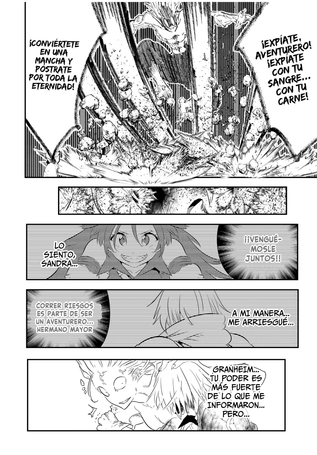 Tensei Shitara dai Nana Ouji dattanode, Kimamani Majutsu o Kiwamemasu Capitulo 95: El golpe mortal de los Langris página 6