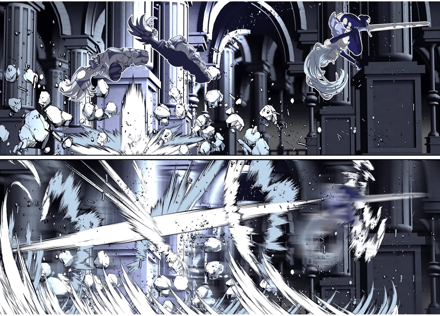Tensei Shitara dai Nana Ouji dattanode, Kimamani Majutsu o Kiwamemasu Capitulo 96: Estilo Langris: Técnica misteriosa de cortes infinitos página 17
