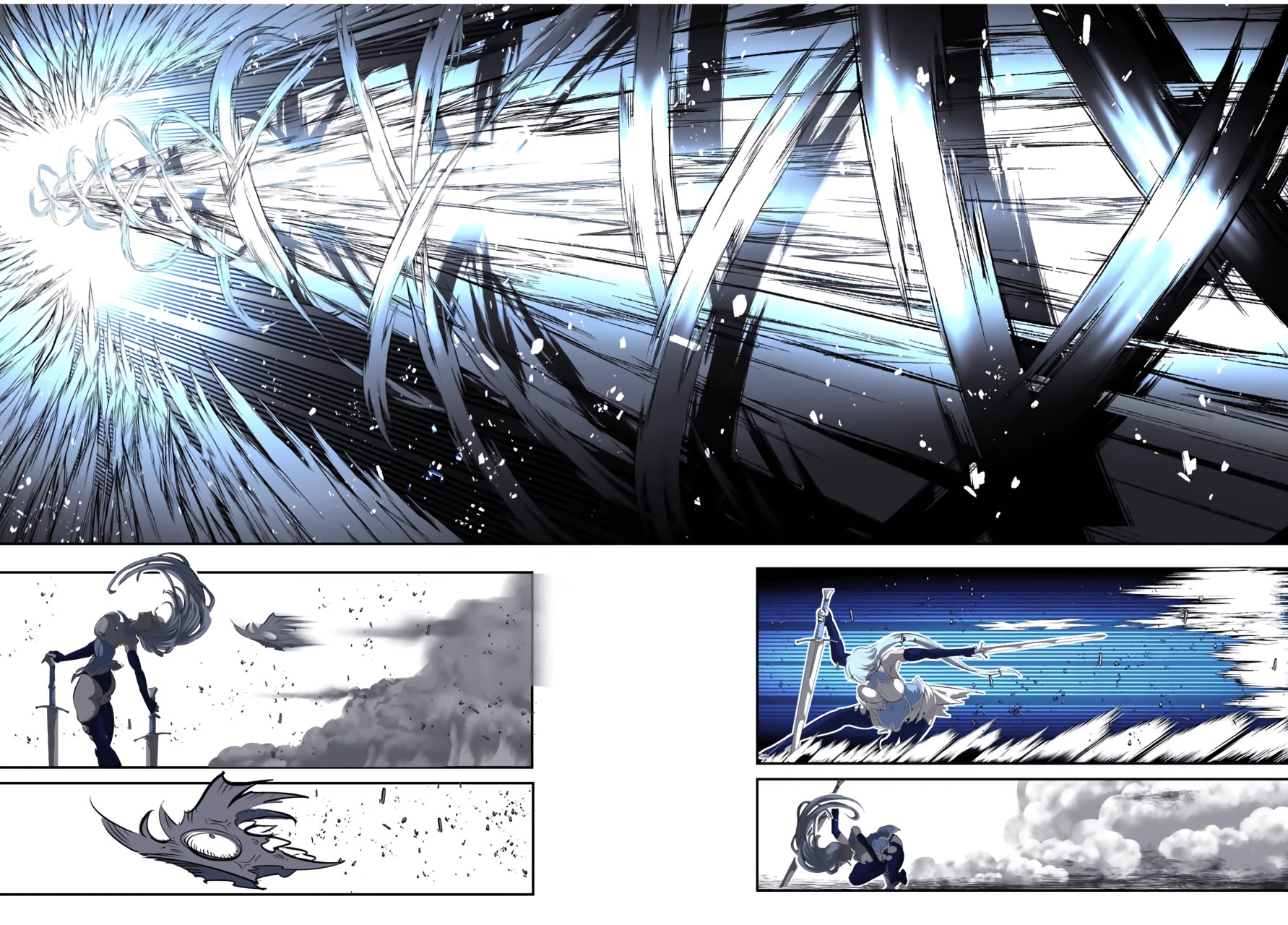 Tensei Shitara dai Nana Ouji dattanode, Kimamani Majutsu o Kiwamemasu Capitulo 96: Estilo Langris: Técnica misteriosa de cortes infinitos página 18