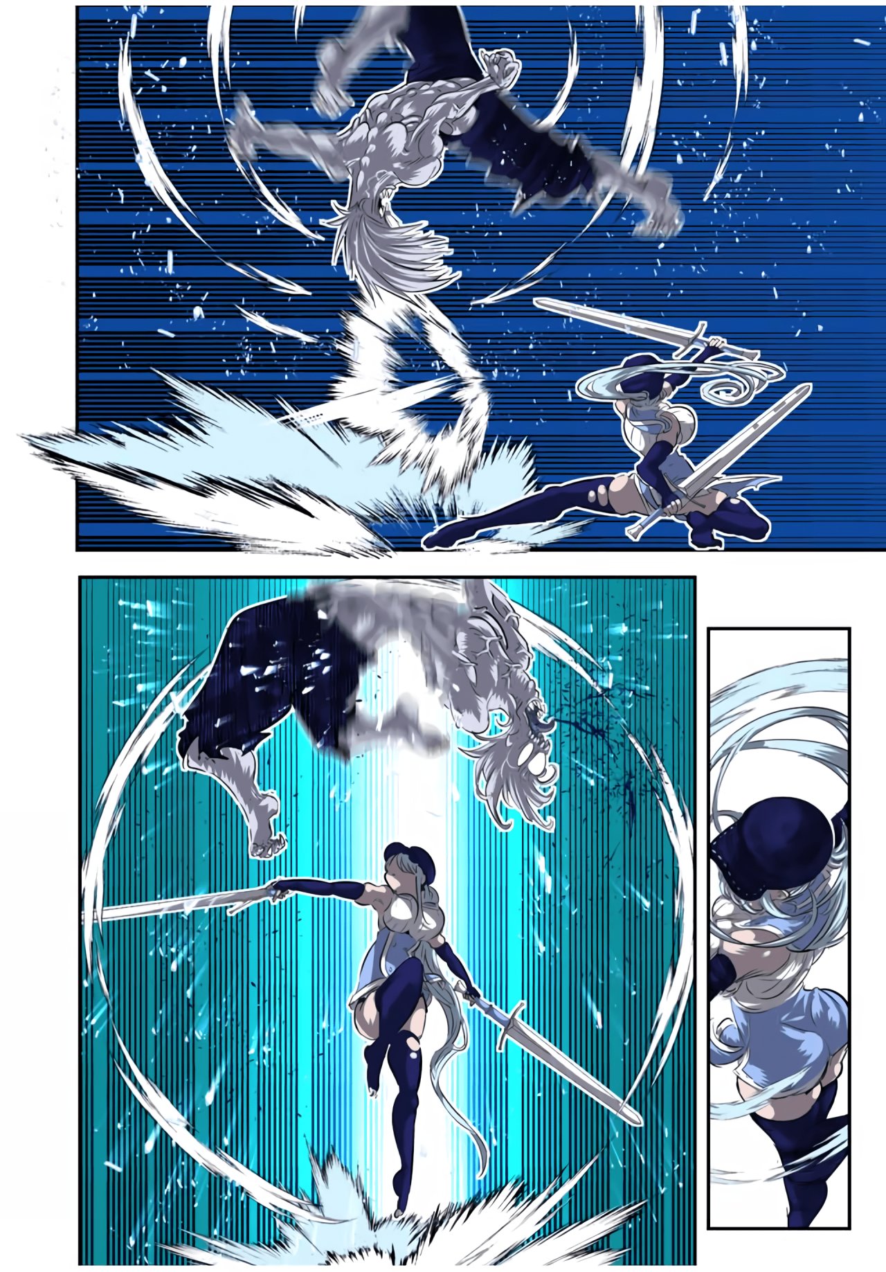 Tensei Shitara dai Nana Ouji dattanode, Kimamani Majutsu o Kiwamemasu Capitulo 96: Estilo Langris: Técnica misteriosa de cortes infinitos página 2