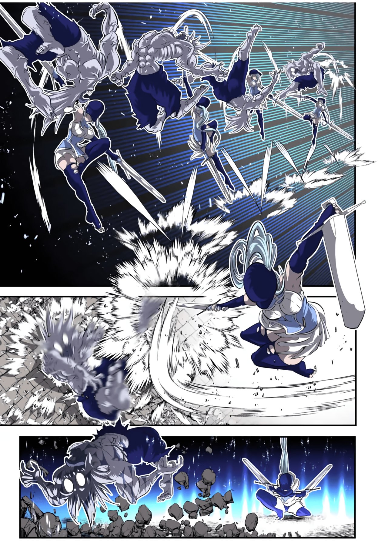 Tensei Shitara dai Nana Ouji dattanode, Kimamani Majutsu o Kiwamemasu Capitulo 96: Estilo Langris: Técnica misteriosa de cortes infinitos página 3