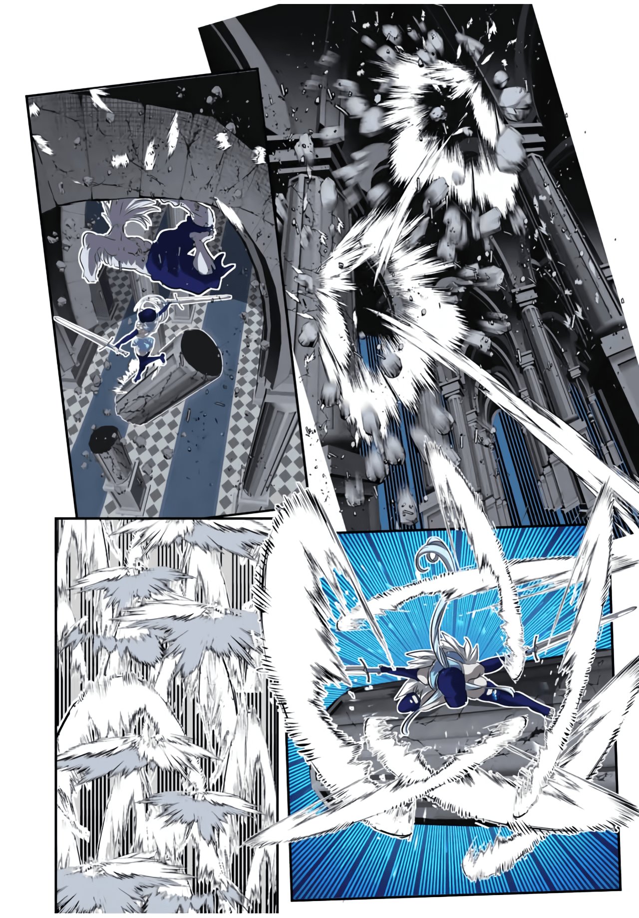 Tensei Shitara dai Nana Ouji dattanode, Kimamani Majutsu o Kiwamemasu Capitulo 96: Estilo Langris: Técnica misteriosa de cortes infinitos página 6