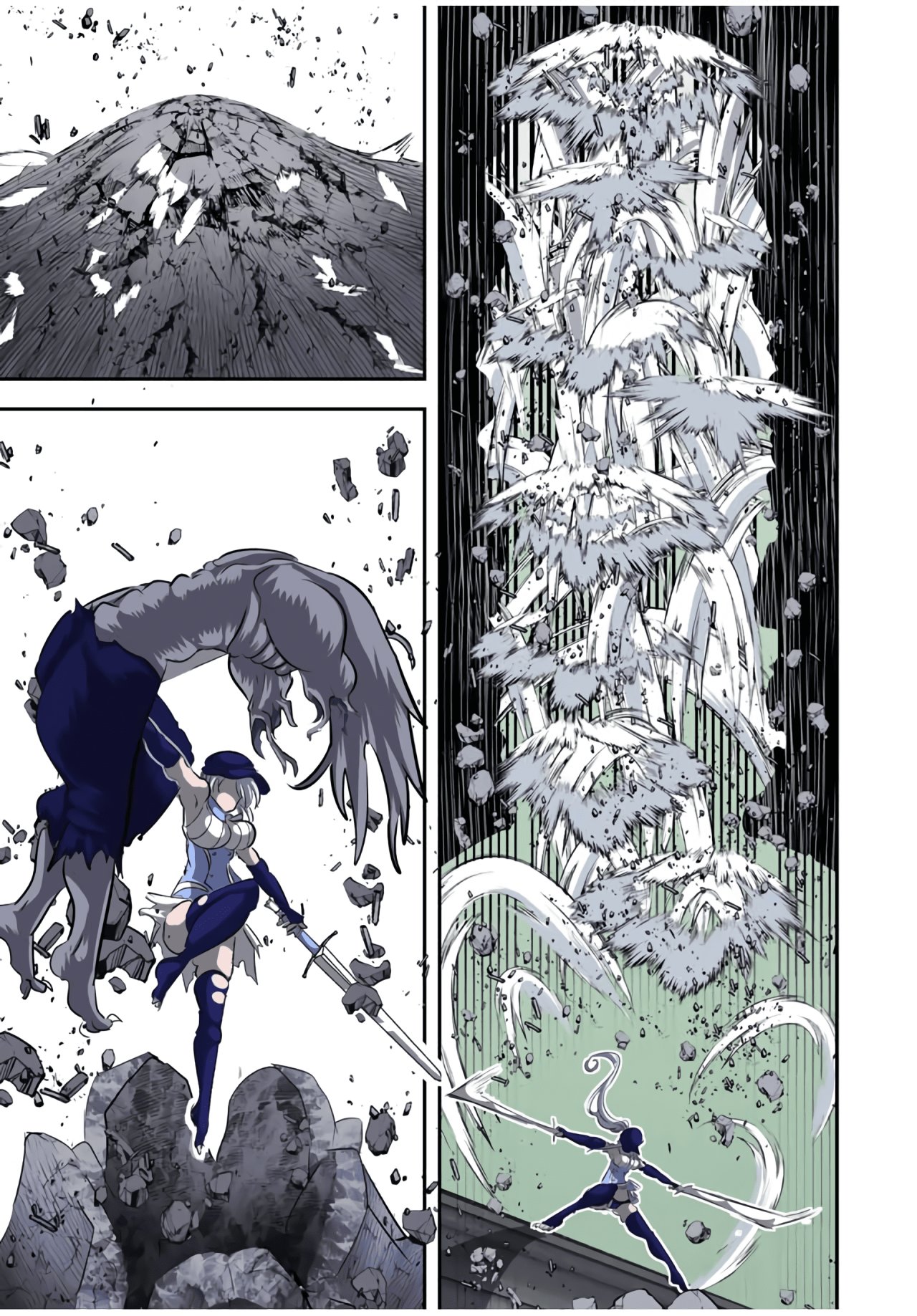 Tensei Shitara dai Nana Ouji dattanode, Kimamani Majutsu o Kiwamemasu Capitulo 96: Estilo Langris: Técnica misteriosa de cortes infinitos página 7