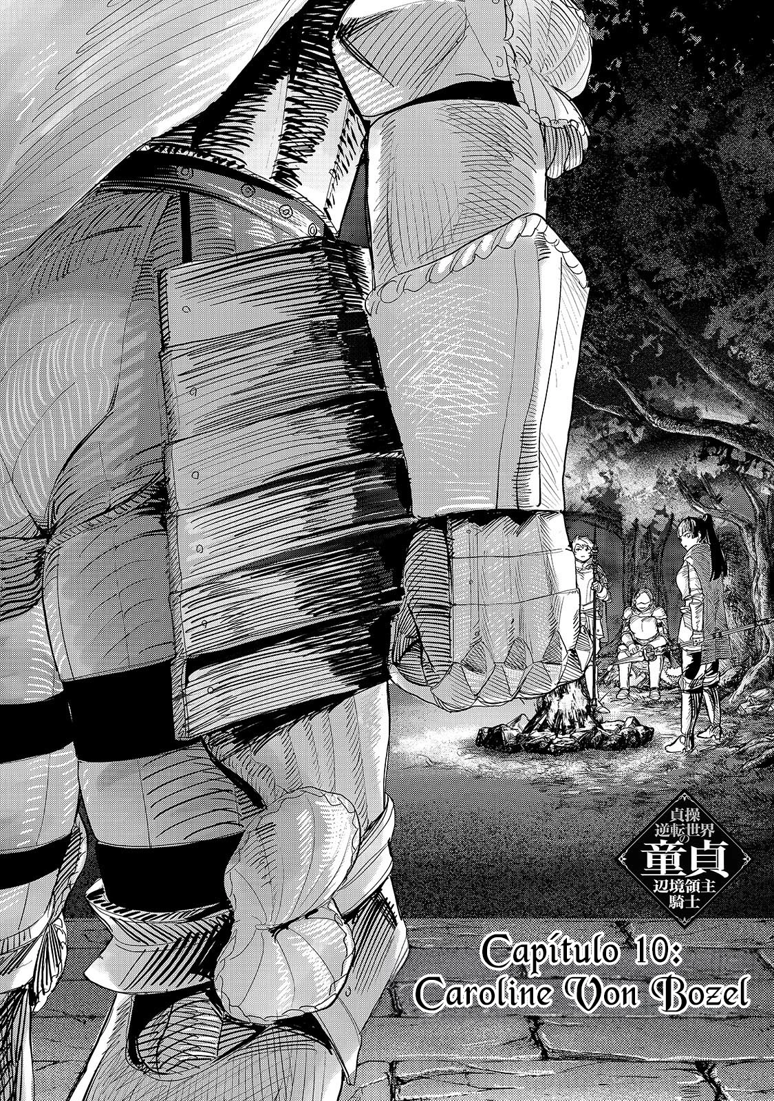 Caballero virgen que es el feudal de la frontera en un mundo con los roles de género intercambiados Capitulo 10.1: Caroline Von Bozel página 4