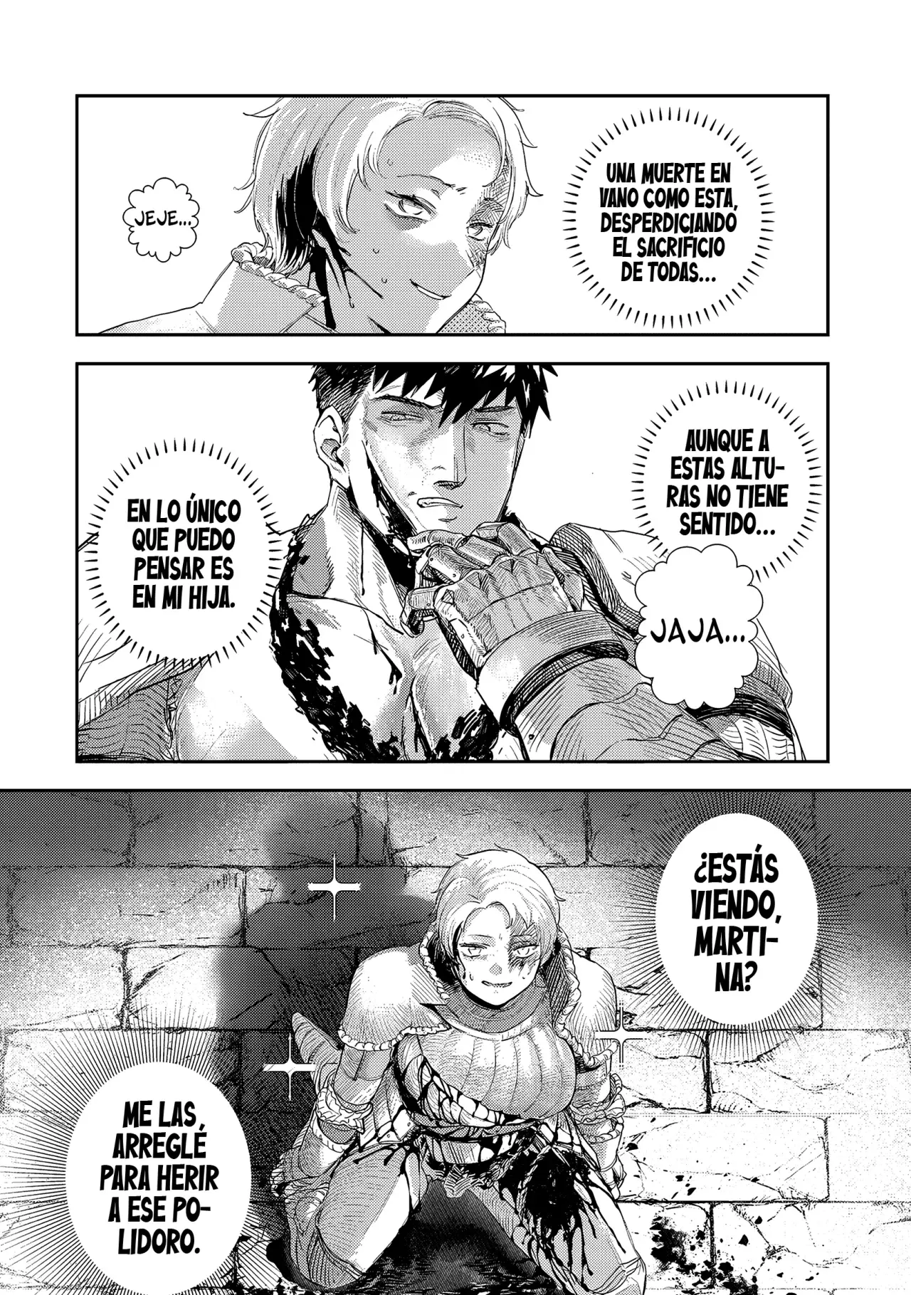Caballero virgen que es el feudal de la frontera en un mundo con los roles de género intercambiados Capitulo 11.1: Sacrificio Inevitable (1) página 5