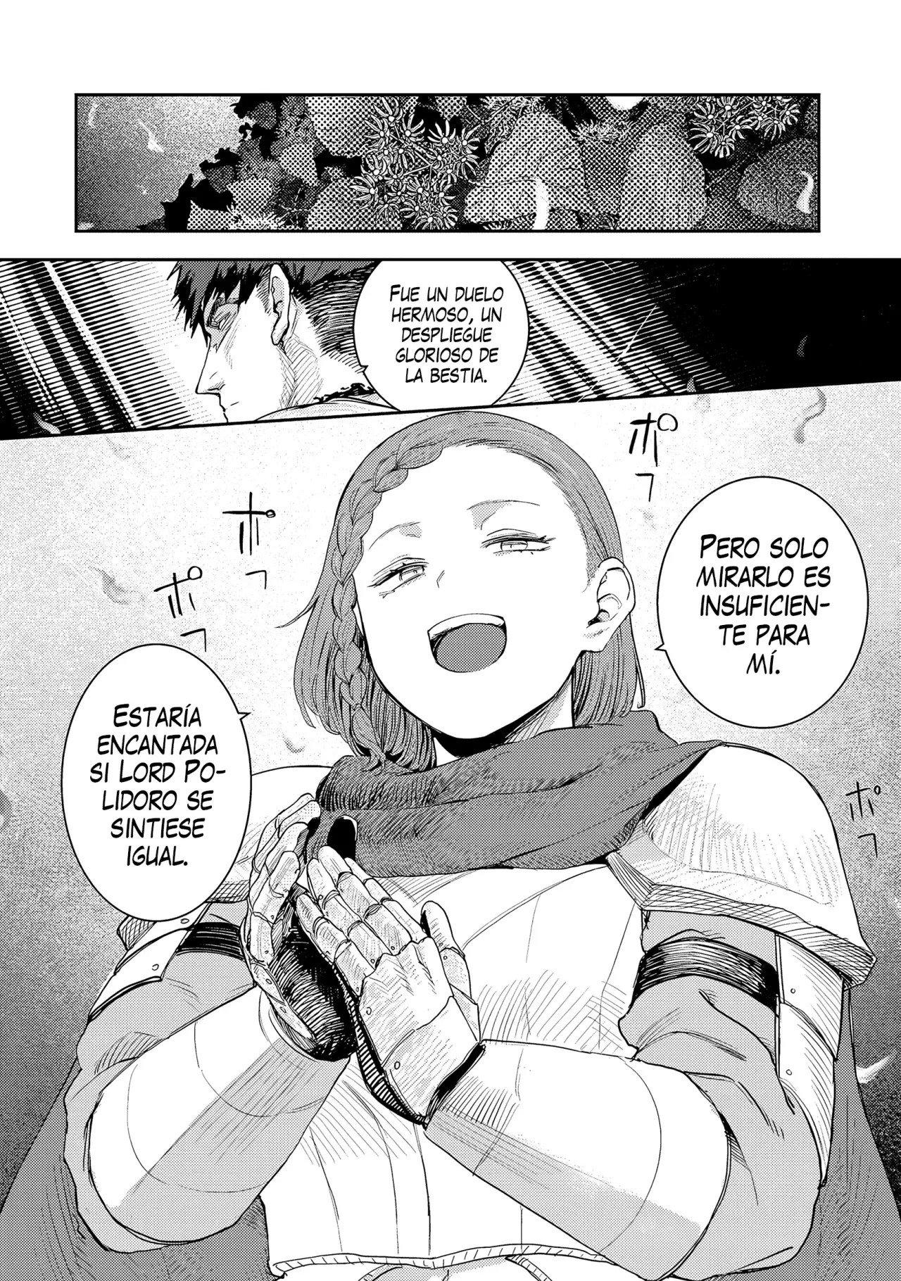 Caballero virgen que es el feudal de la frontera en un mundo con los roles de género intercambiados Capitulo 11.1: Sacrificio Inevitable (1) página 9