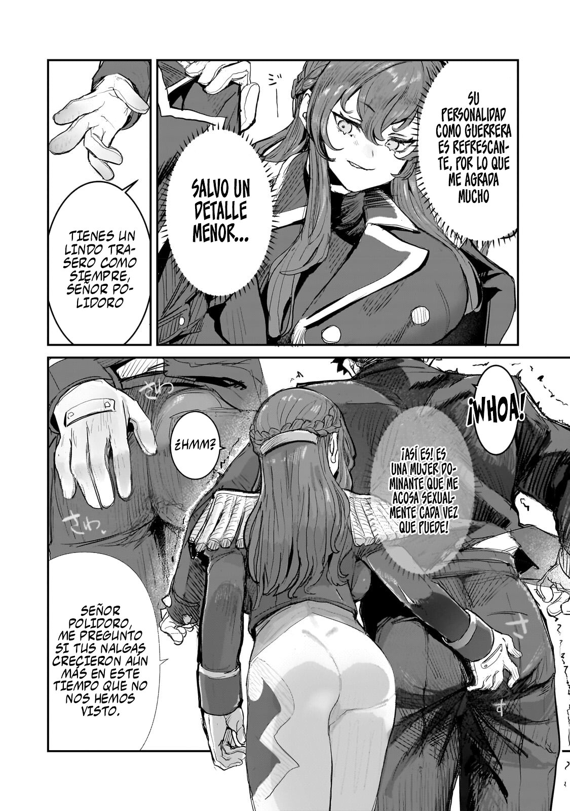 Caballero virgen que es el feudal de la frontera en un mundo con los roles de género intercambiados Capitulo 2: Lady Astarte página 18