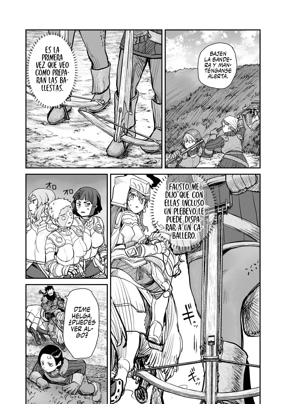 Caballero virgen que es el feudal de la frontera en un mundo con los roles de género intercambiados Capitulo 5.1: Noble incompetente (1) página 6