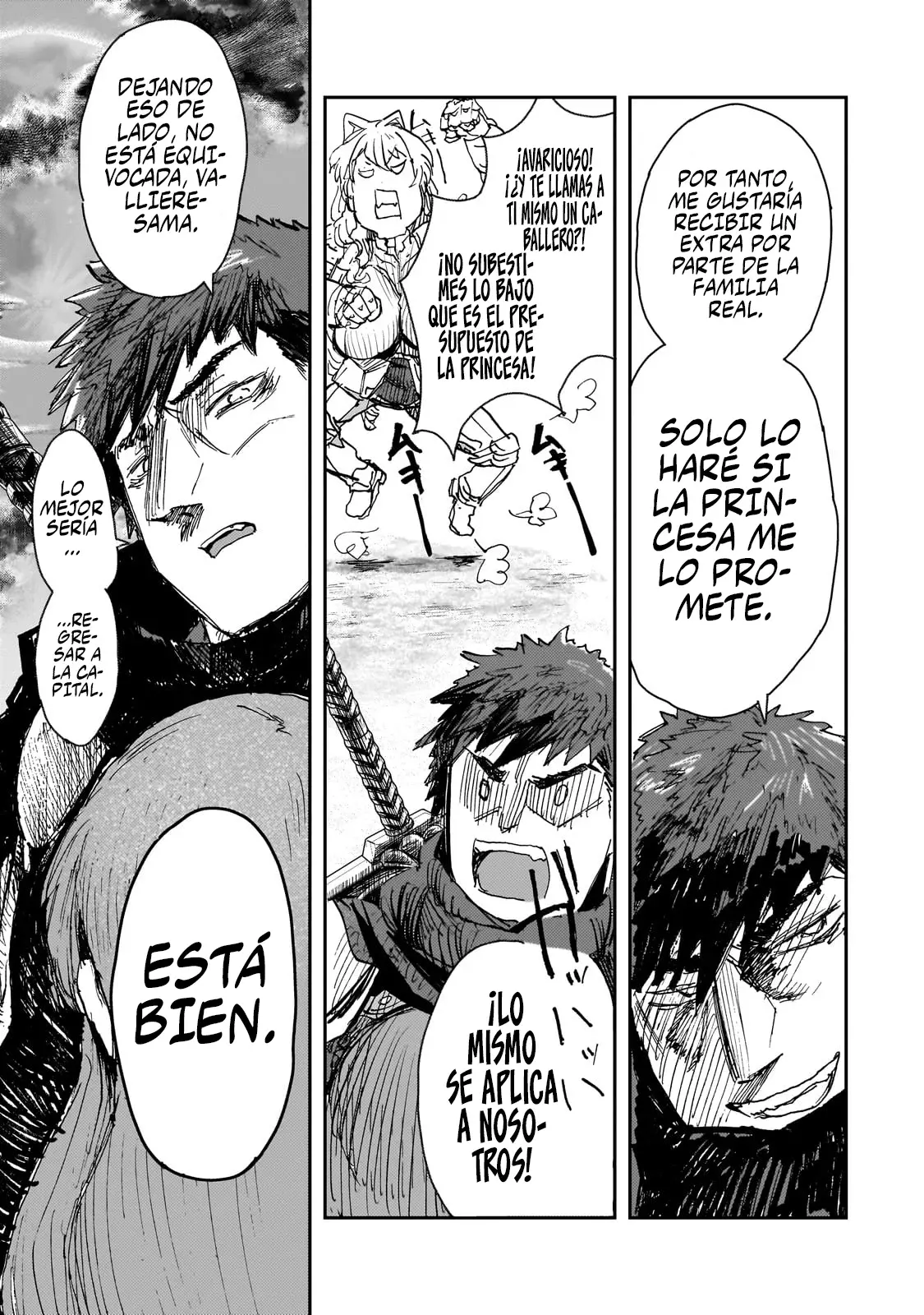Caballero virgen que es el feudal de la frontera en un mundo con los roles de género intercambiados Capitulo 6.3: Noblesse oblige (3) página 6