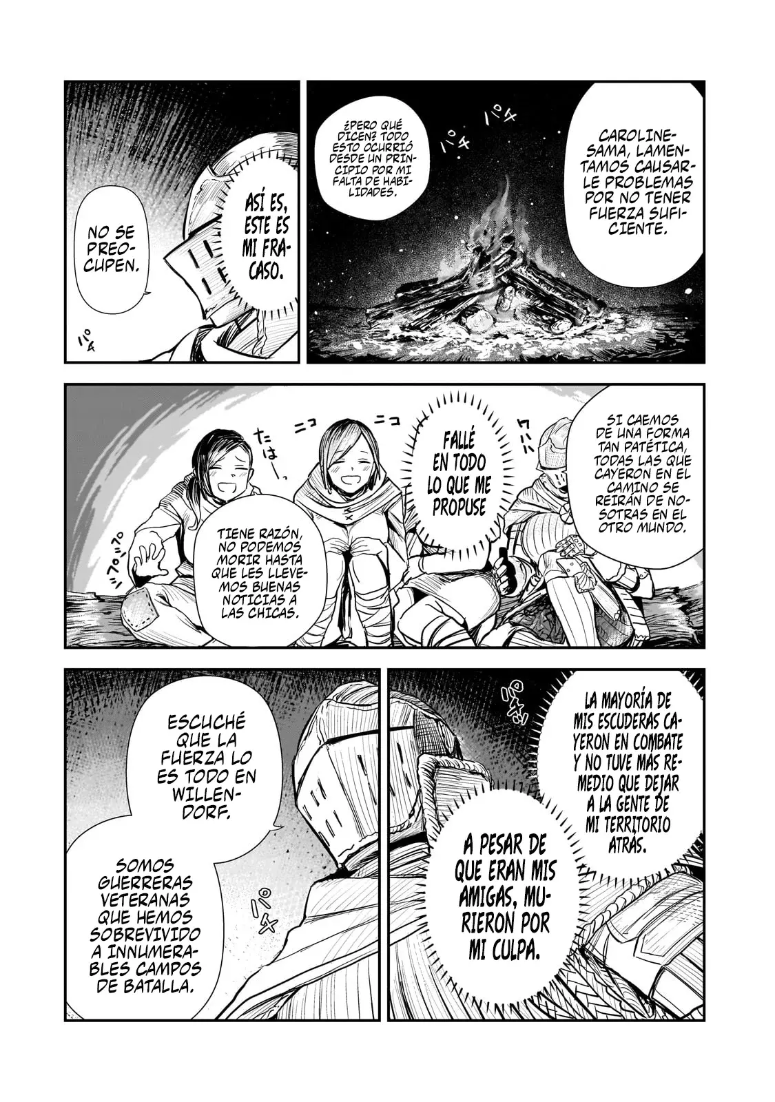 Caballero virgen que es el feudal de la frontera en un mundo con los roles de género intercambiados Capitulo 7.2: Algo importante (2) página 7