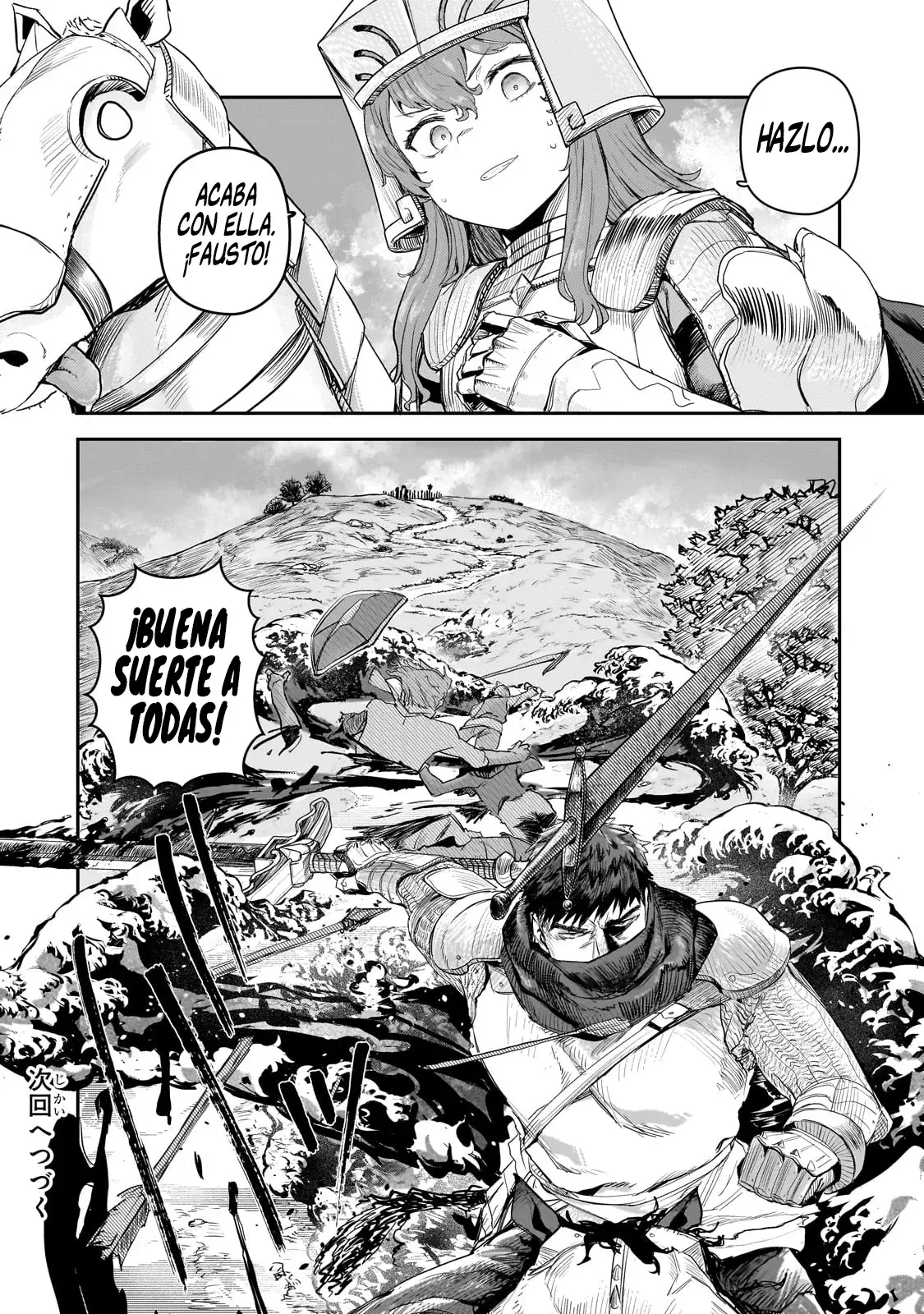 Caballero virgen que es el feudal de la frontera en un mundo con los roles de género intercambiados Capitulo 8.2: Gran apuesta (2) página 16