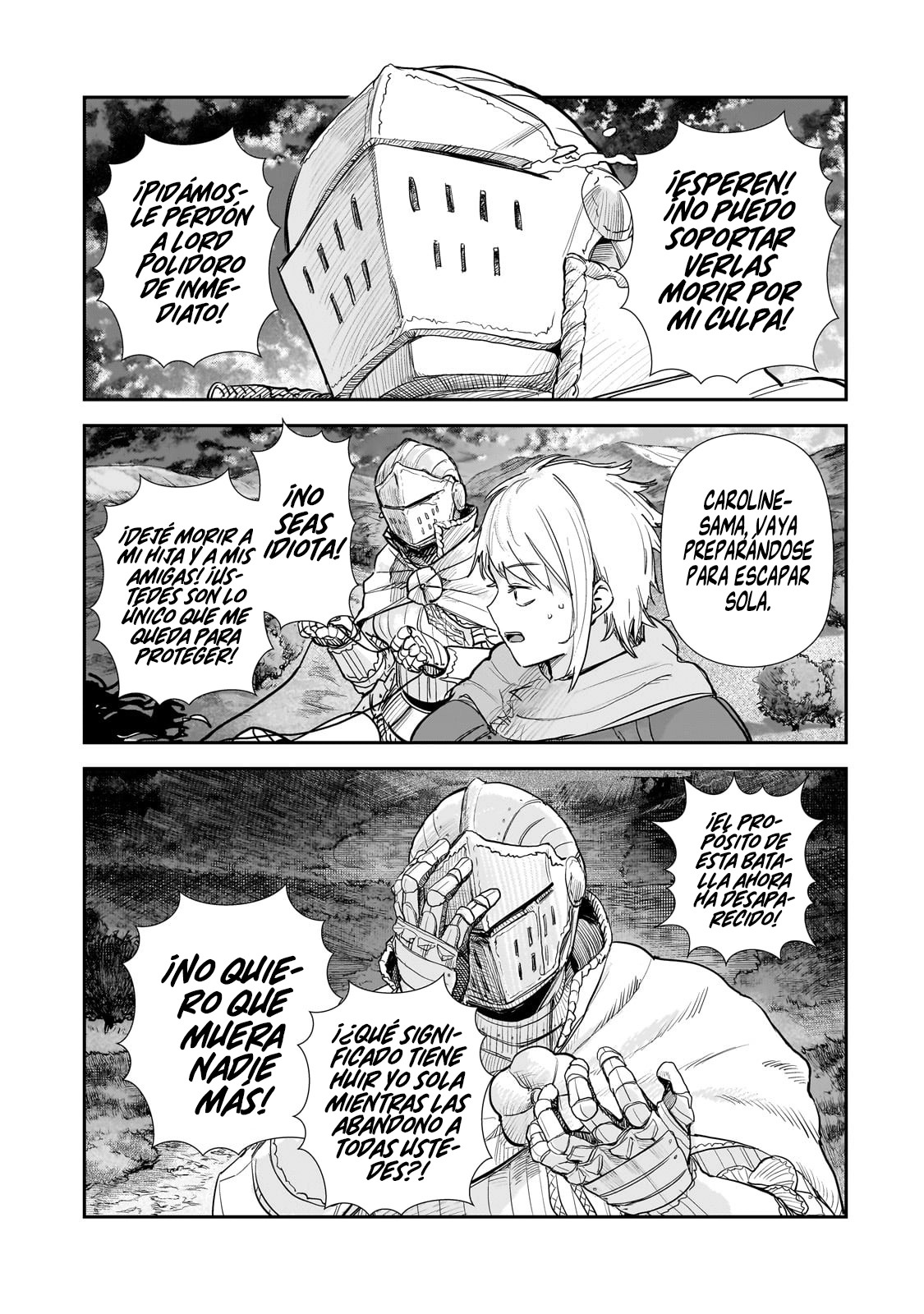 Caballero virgen que es el feudal de la frontera en un mundo con los roles de género intercambiados Capitulo 9.2: Un Gran Héroe (2) página 5