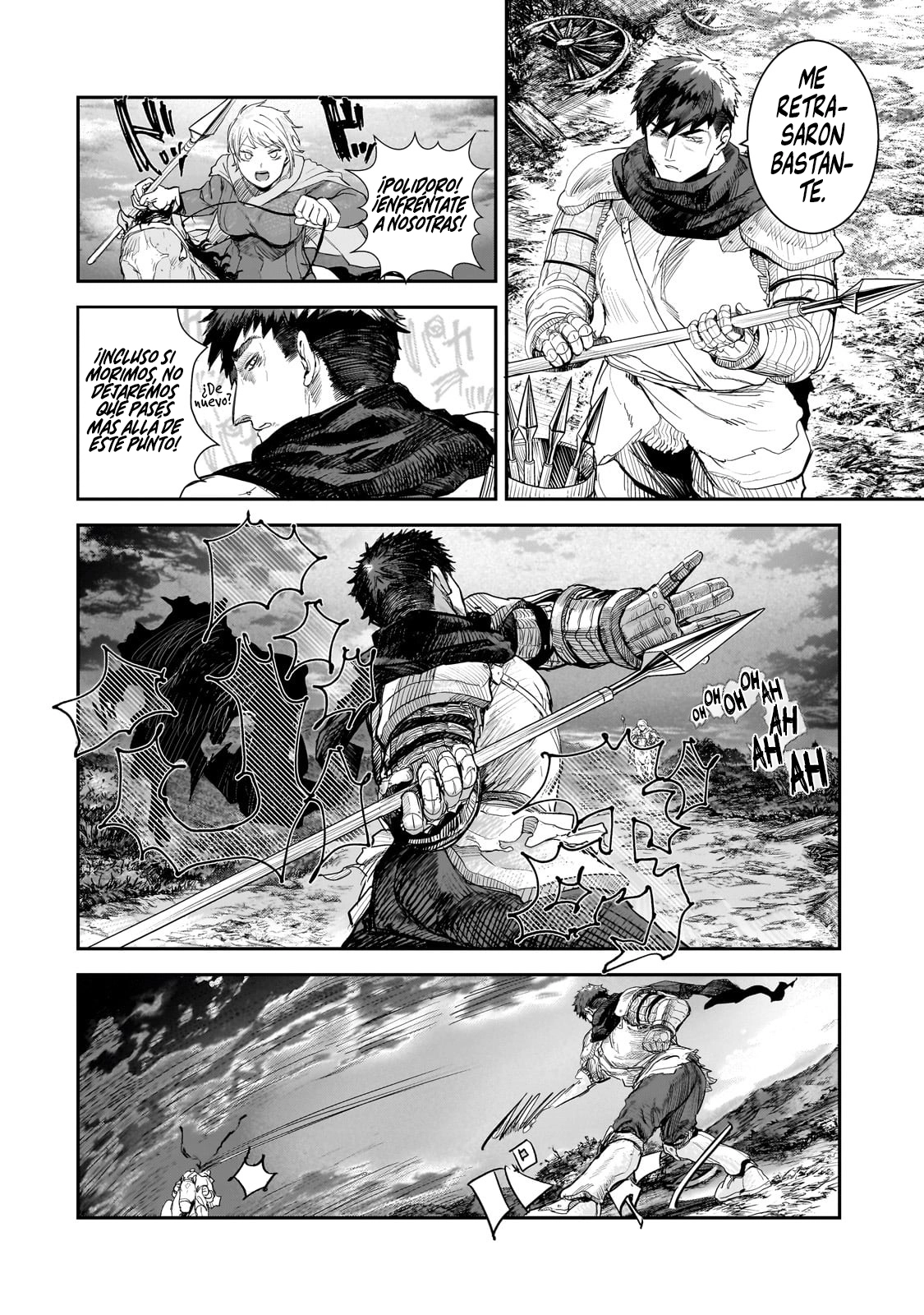 Caballero virgen que es el feudal de la frontera en un mundo con los roles de género intercambiados Capitulo 9.2: Un Gran Héroe (2) página 8