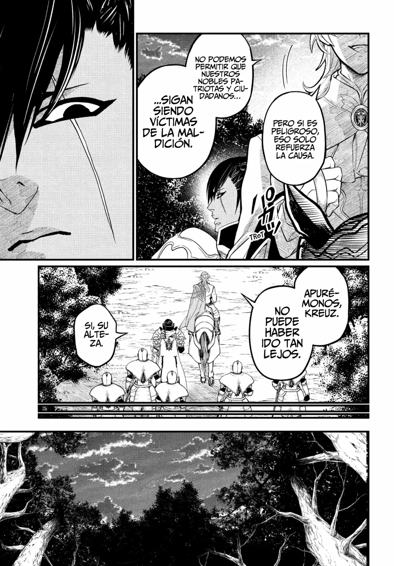 Märchen Crown Capitulo 3: El príncipe sobre su corcel blanco página 8