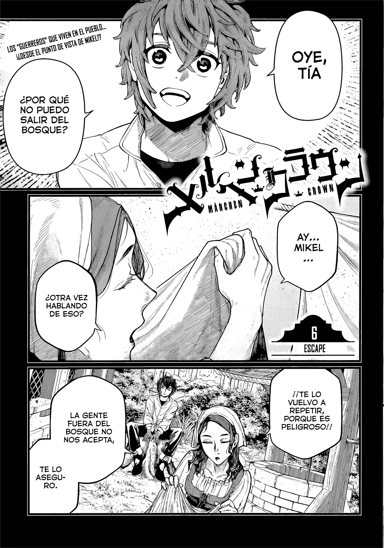 Märchen Crown Capitulo 6: Escape. página 3