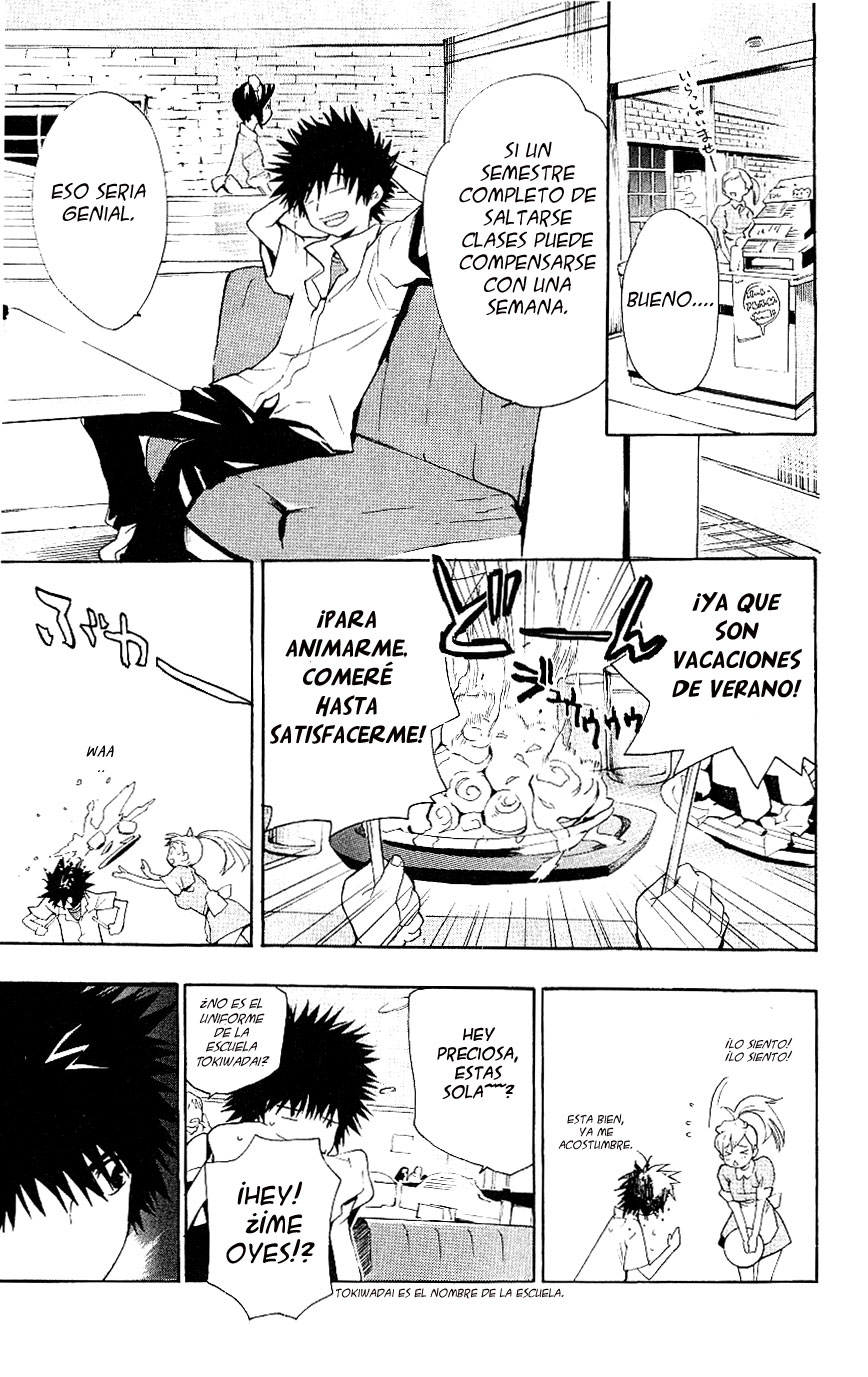 Toaru Majutsu no Index Capitulo 1: El chico del Imagine Breaker página 14