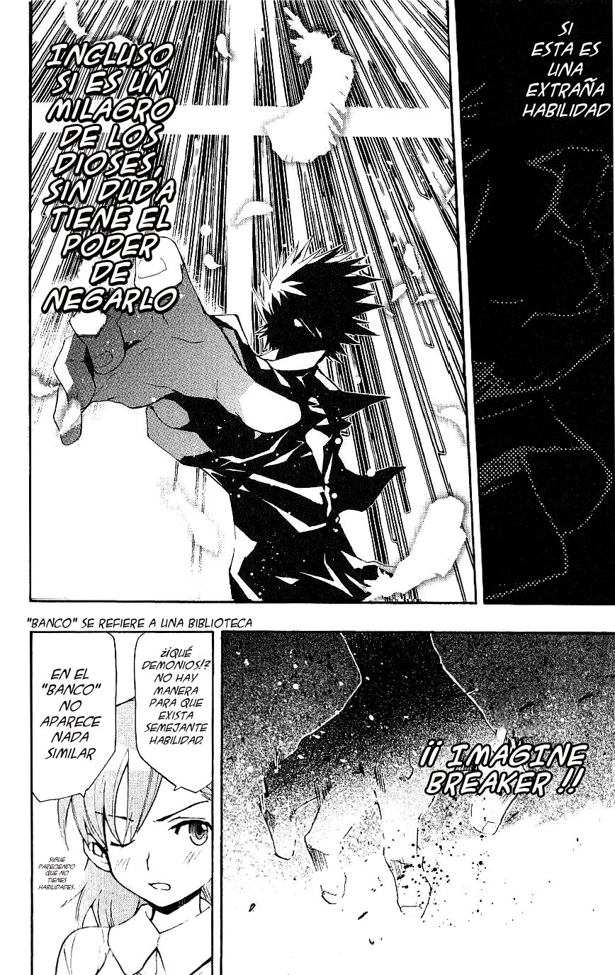 Toaru Majutsu no Index Capitulo 1: El chico del Imagine Breaker página 26