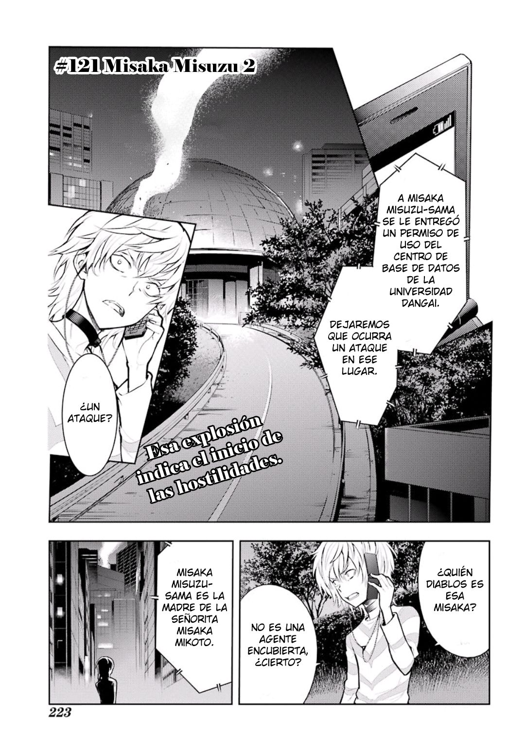 Toaru Majutsu no Index Capitulo 121: Misaka Misuzu 2 página 2