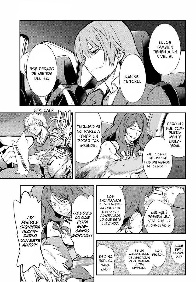Toaru Majutsu no Index Capitulo 136: Laboratorio de Ingeniería de Partículas del Distrito 18 – School página 15