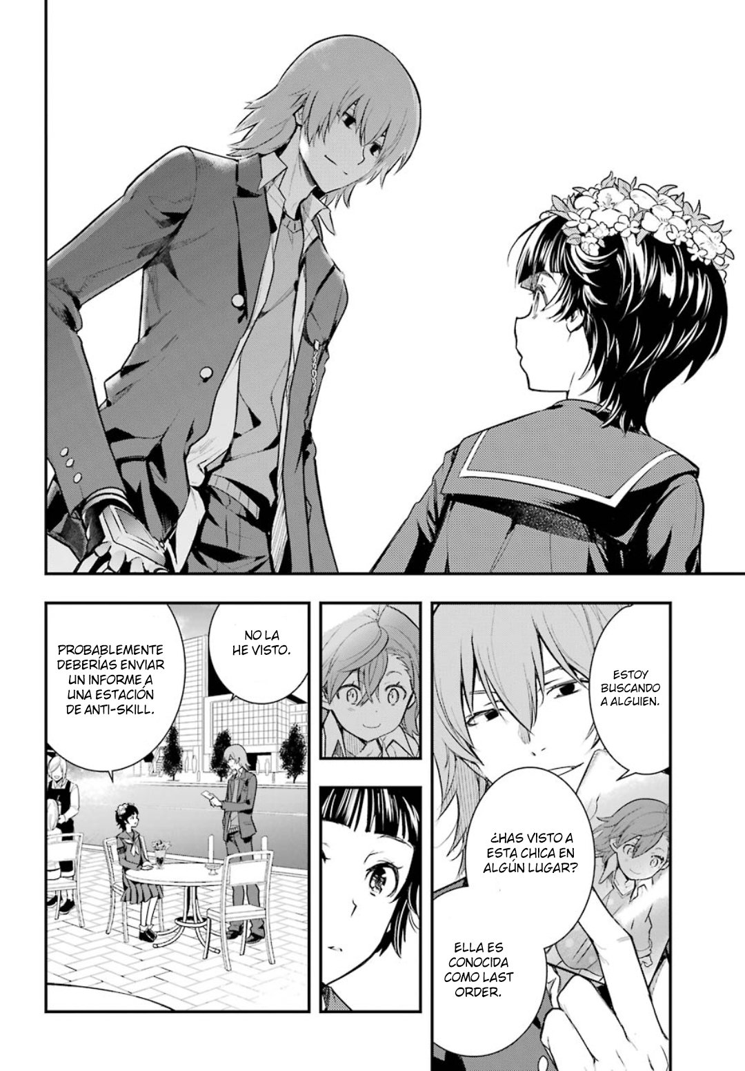 Toaru Majutsu no Index Capitulo 147: Café al Aire Libre del Distrito 7 página 8