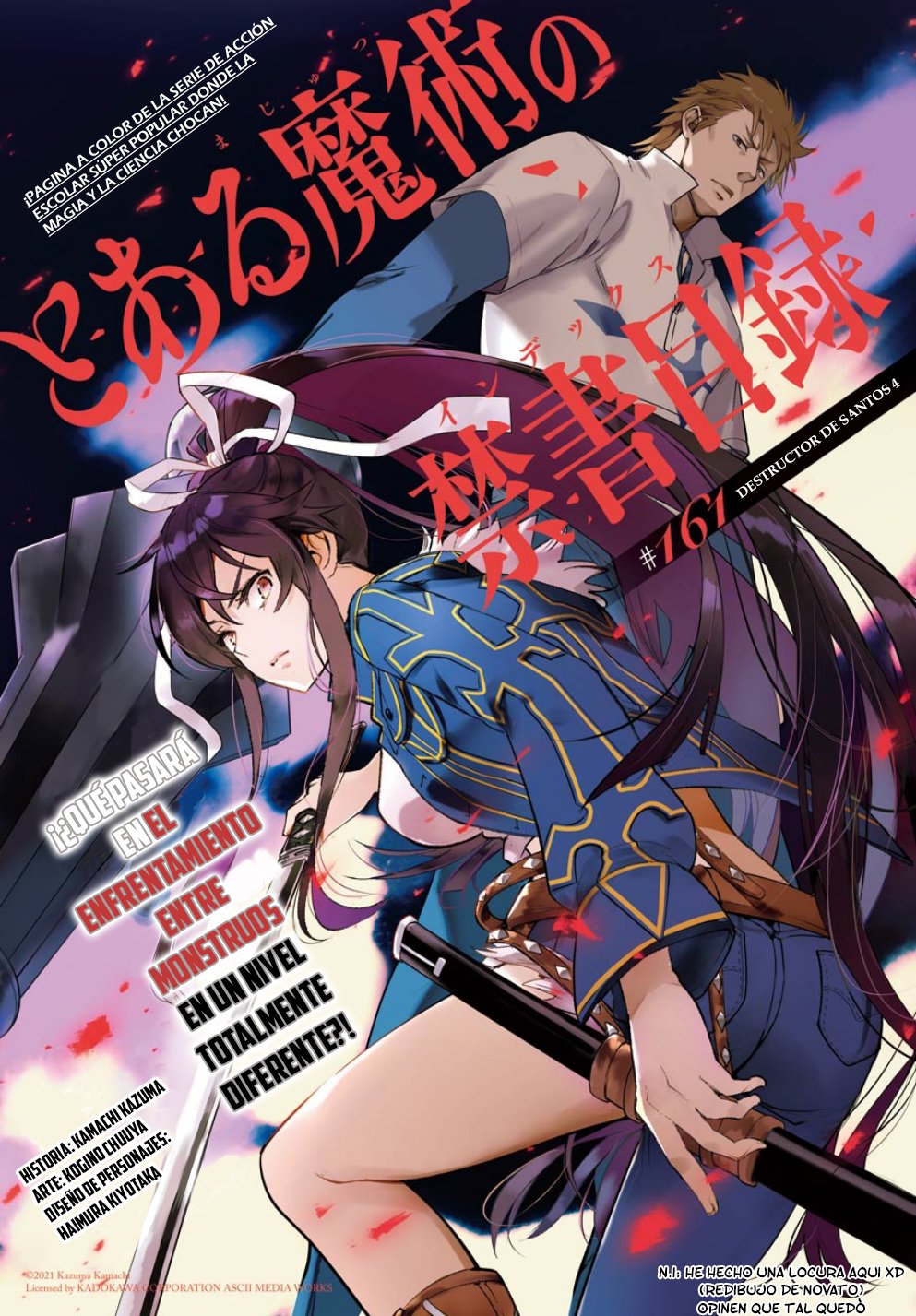Toaru Majutsu no Index Capitulo 161: Destructor de Santos 4 página 2