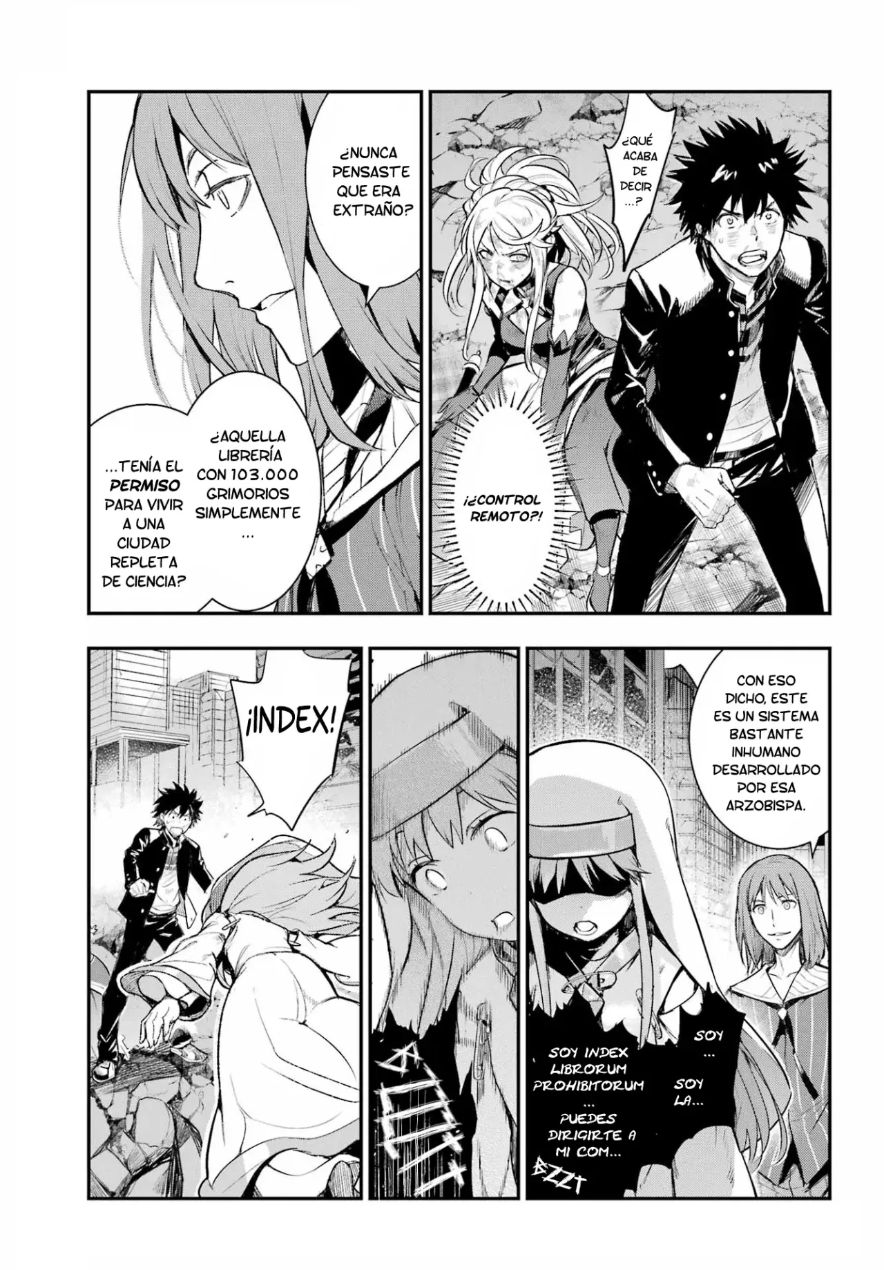 Toaru Majutsu no Index Capitulo 196: El Control Remoto de Index página 3