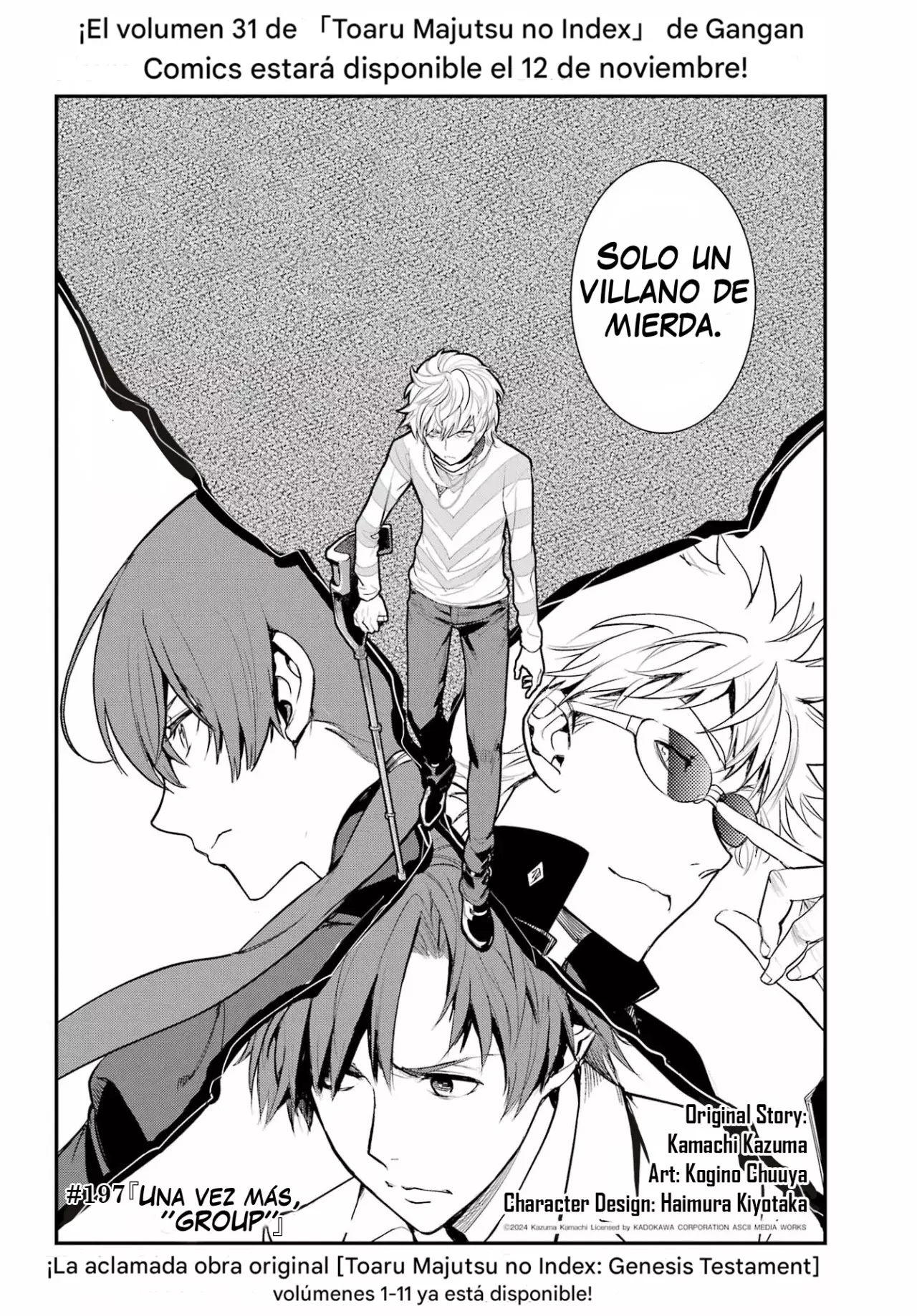 Toaru Majutsu no Index Capitulo 197: Una vez más, ''GROUP'' página 10