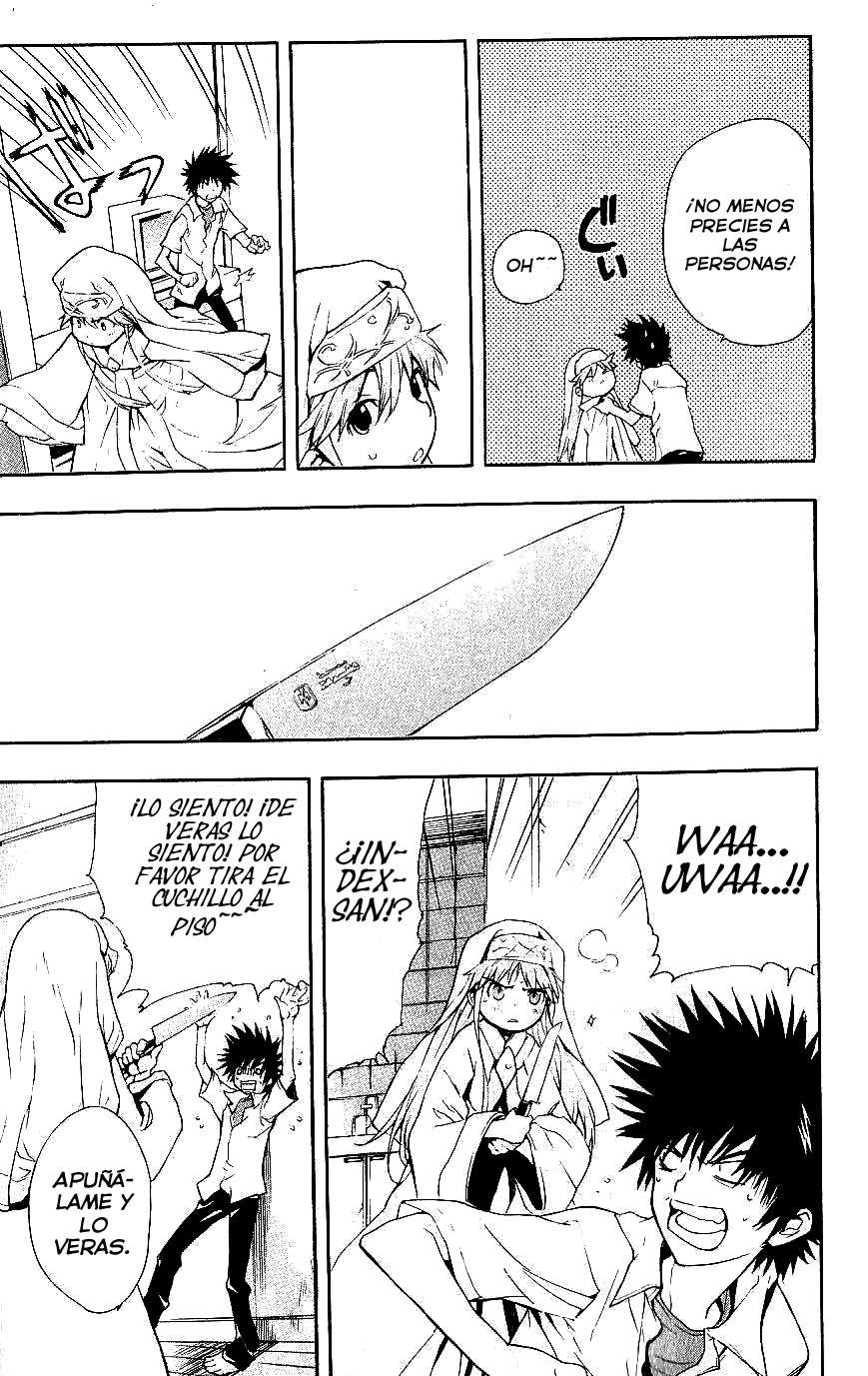 Toaru Majutsu no Index Capitulo 2: La niña que se llama Index página 15