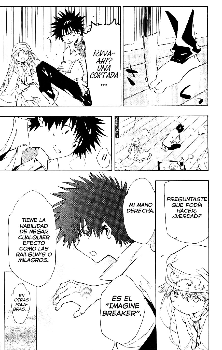 Toaru Majutsu no Index Capitulo 2: La niña que se llama Index página 17