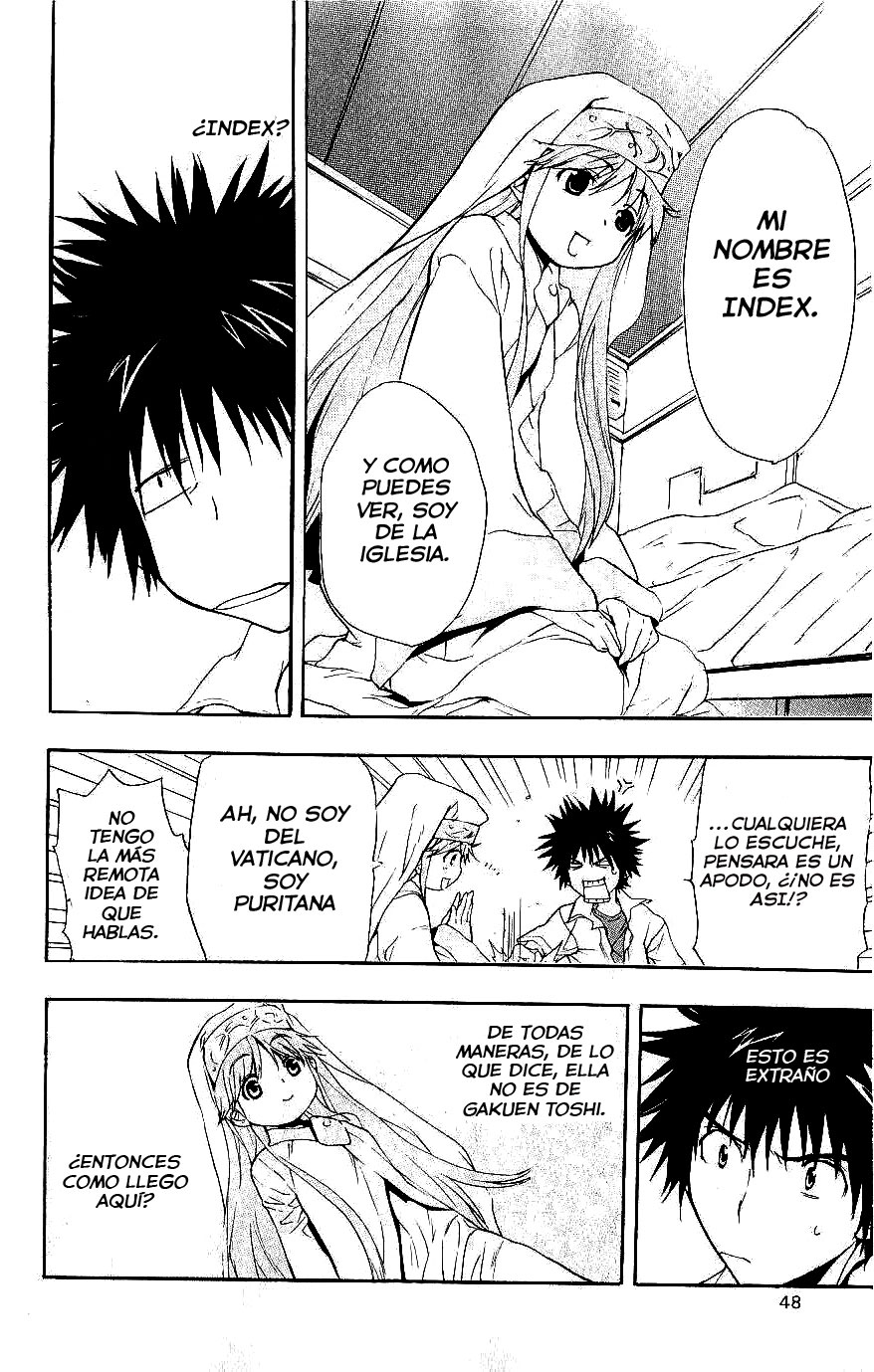 Toaru Majutsu no Index Capitulo 2: La niña que se llama Index página 8
