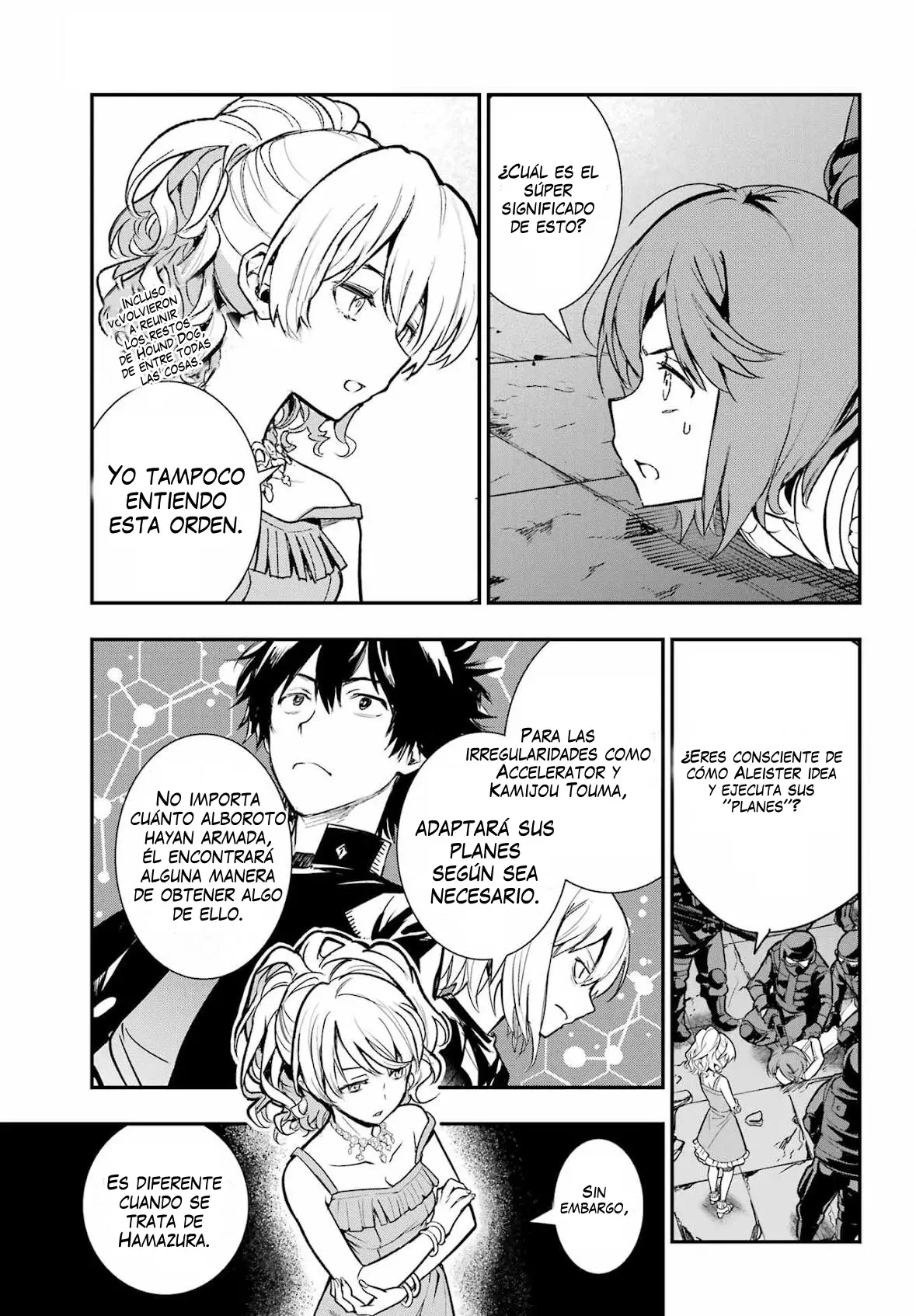 Toaru Majutsu no Index Capitulo 205: El escondite de Shiokishi, Distrito Escolar 2 página 14
