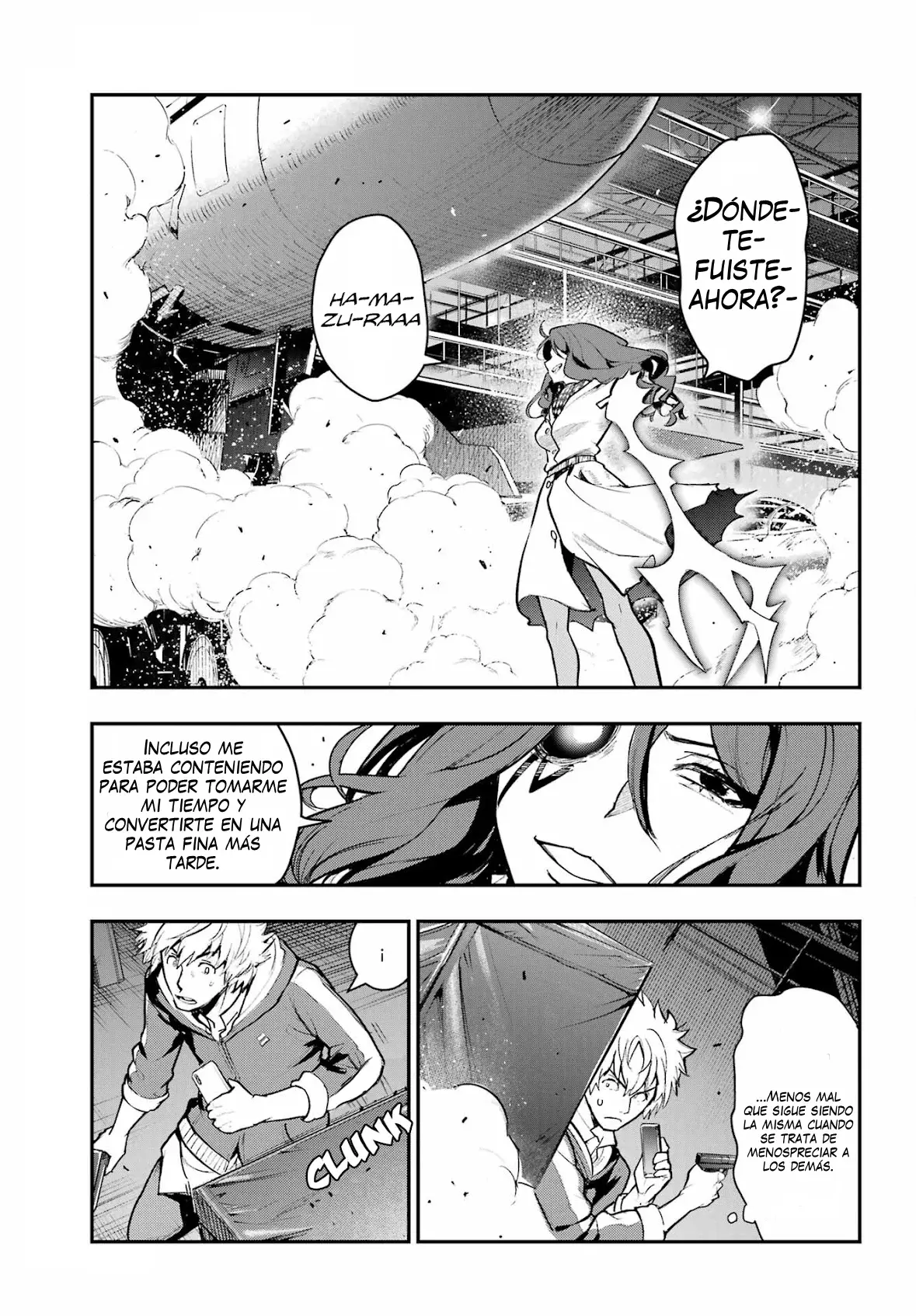 Toaru Majutsu no Index Capitulo 208: Distrito Escolar 23, Hangar de Aeronaves página 21