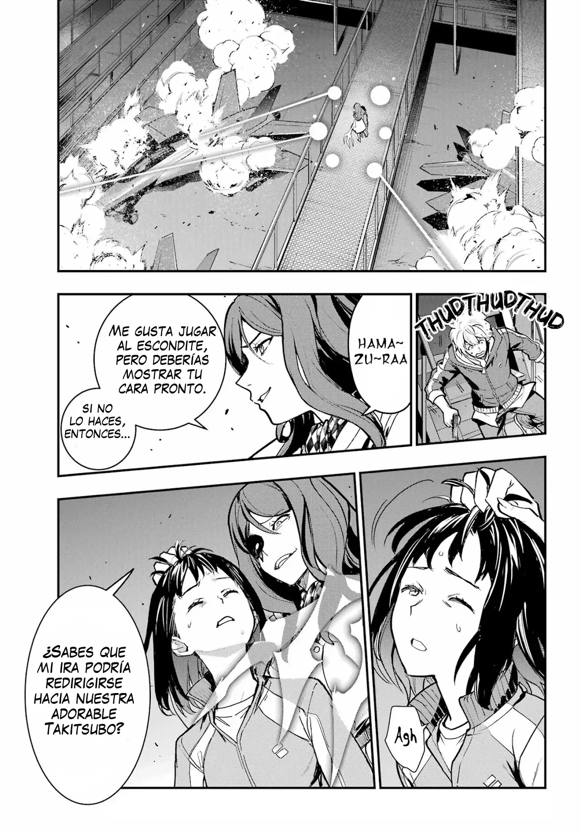 Toaru Majutsu no Index Capitulo 208: Distrito Escolar 23, Hangar de Aeronaves página 9