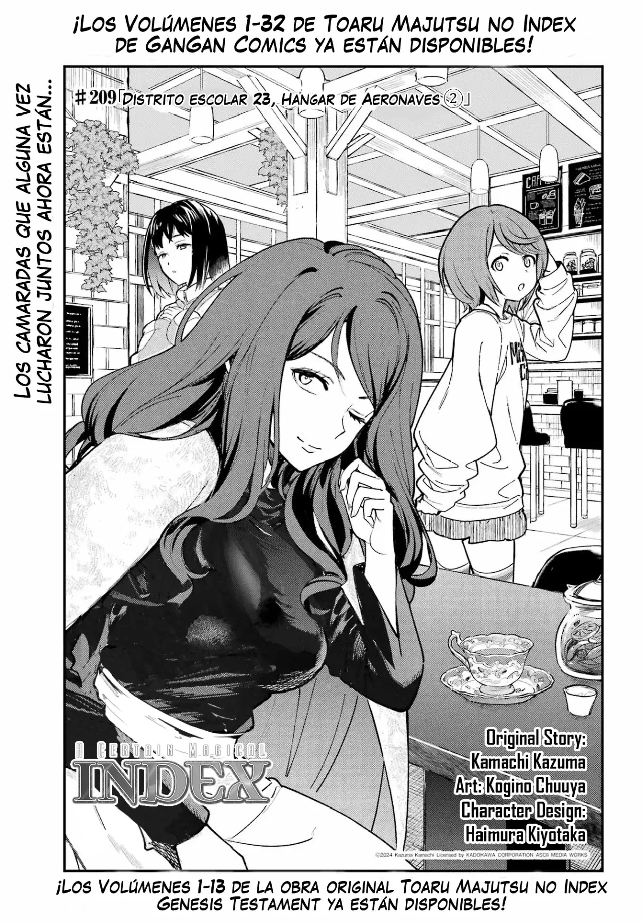 Toaru Majutsu no Index Capitulo 209: Distrito Escolar 23, Hangar de Aeronaves 2 página 2