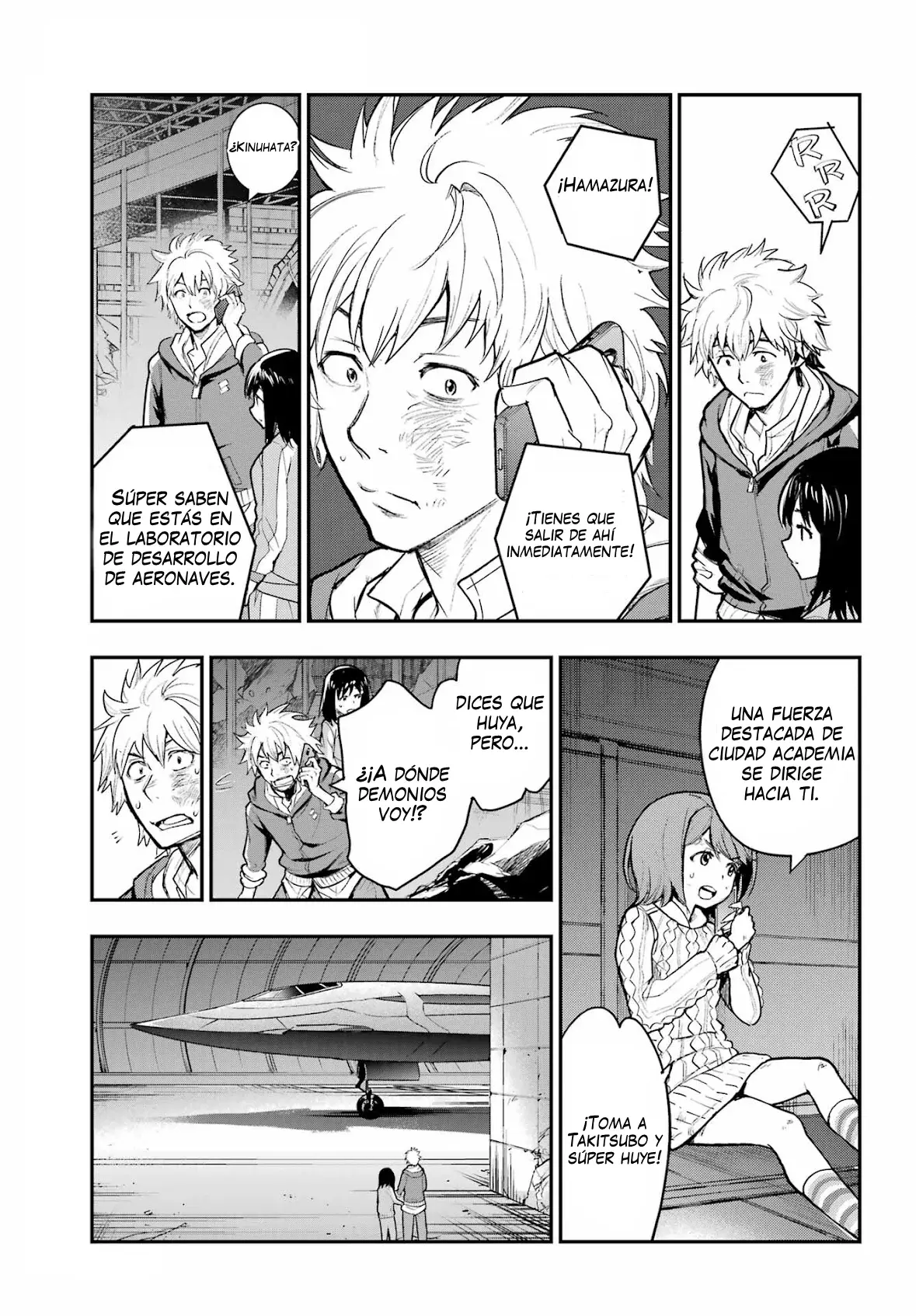 Toaru Majutsu no Index Capitulo 209: Distrito Escolar 23, Hangar de Aeronaves 2 página 21