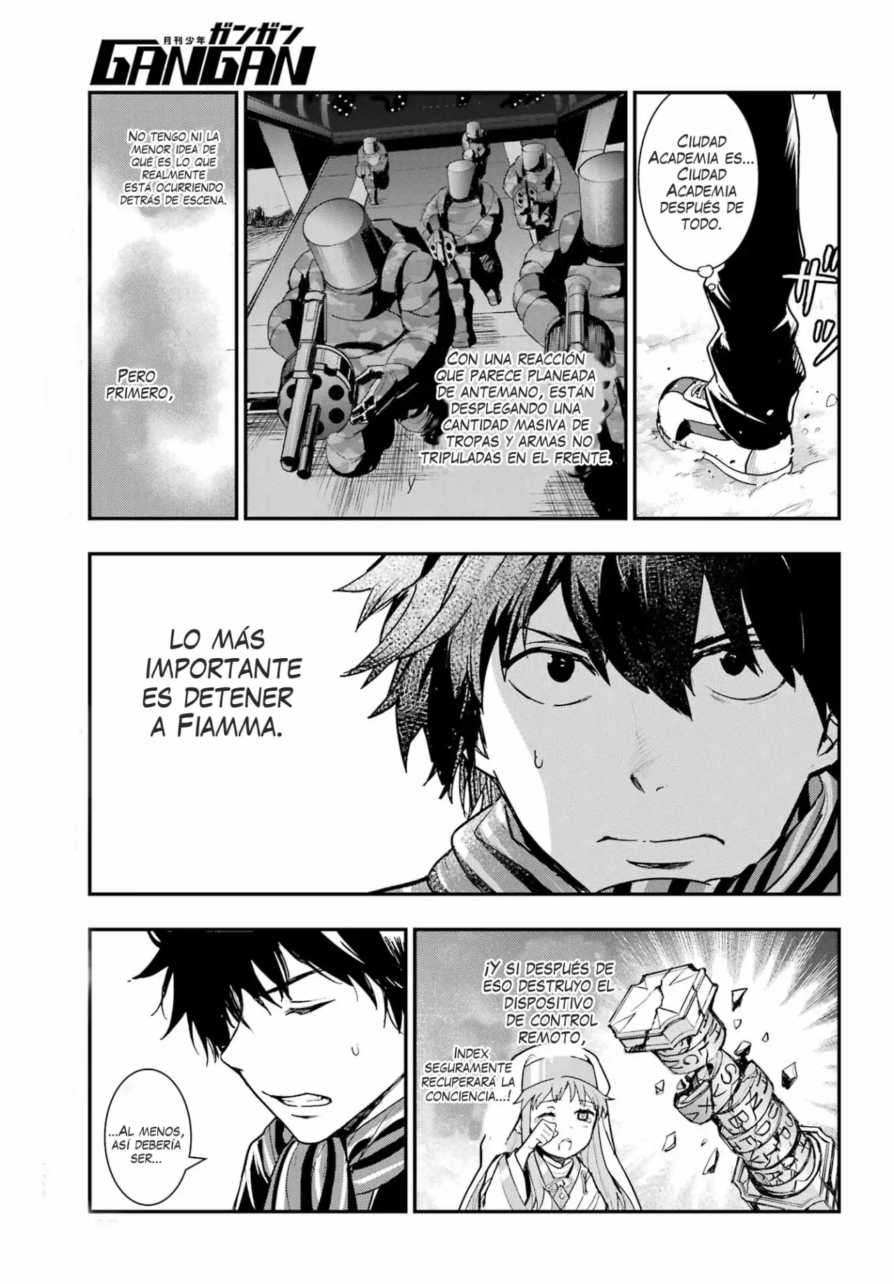 Toaru Majutsu no Index Capitulo 212: Declaración de Guerra página 17