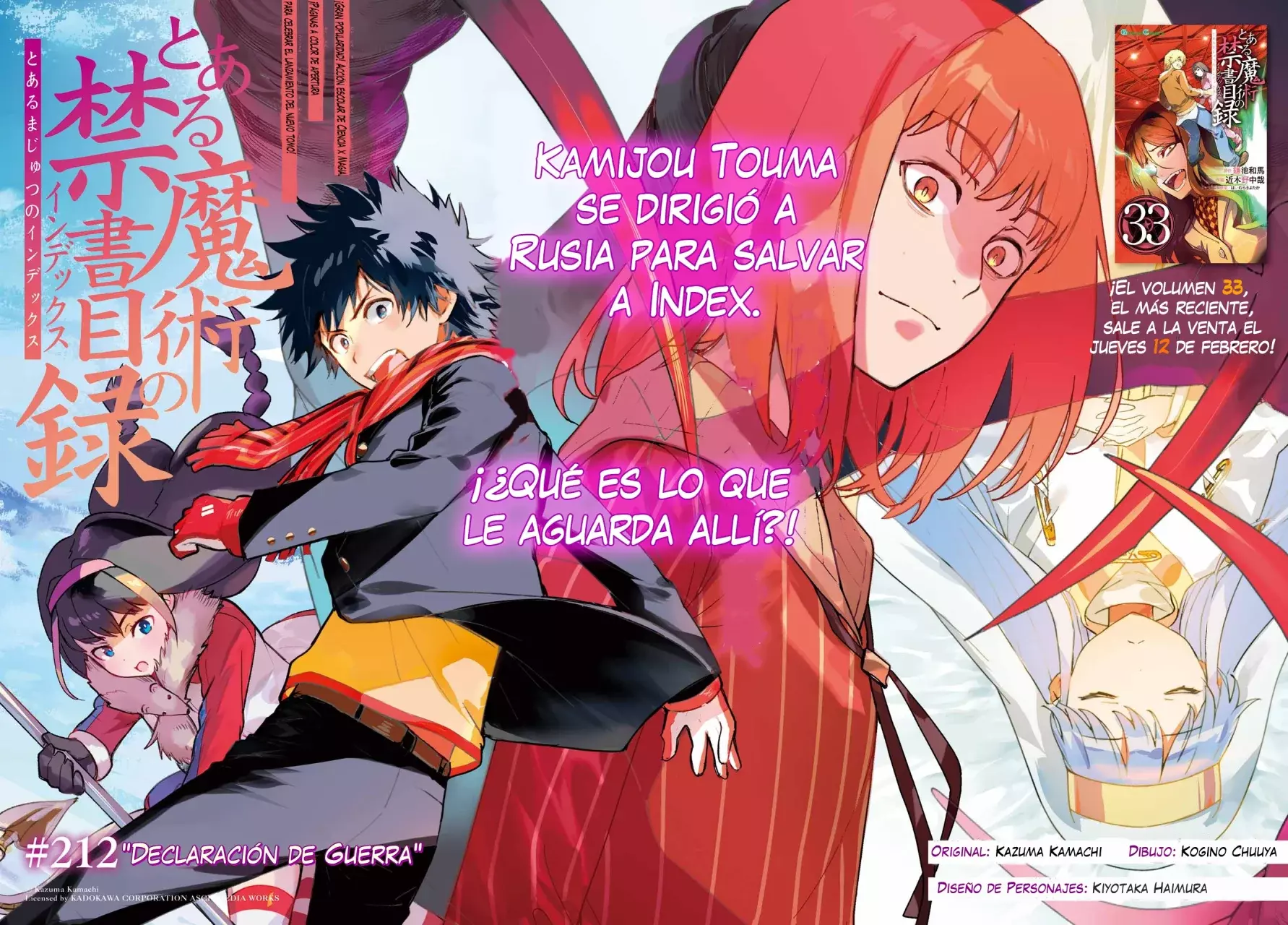 Toaru Majutsu no Index Capitulo 212: Declaración de Guerra página 5